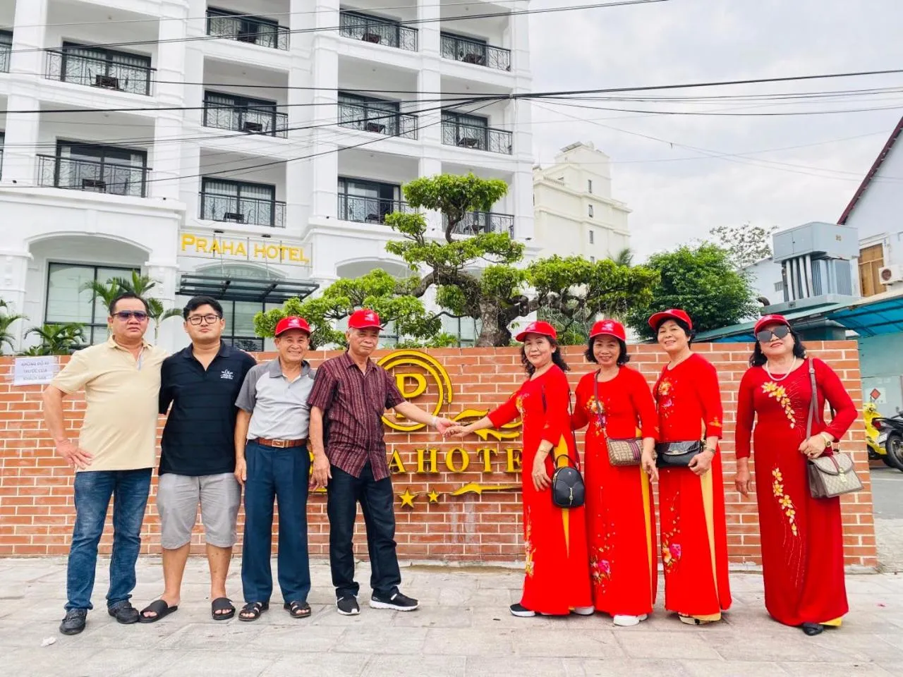 group of guests in Praha Hotel
