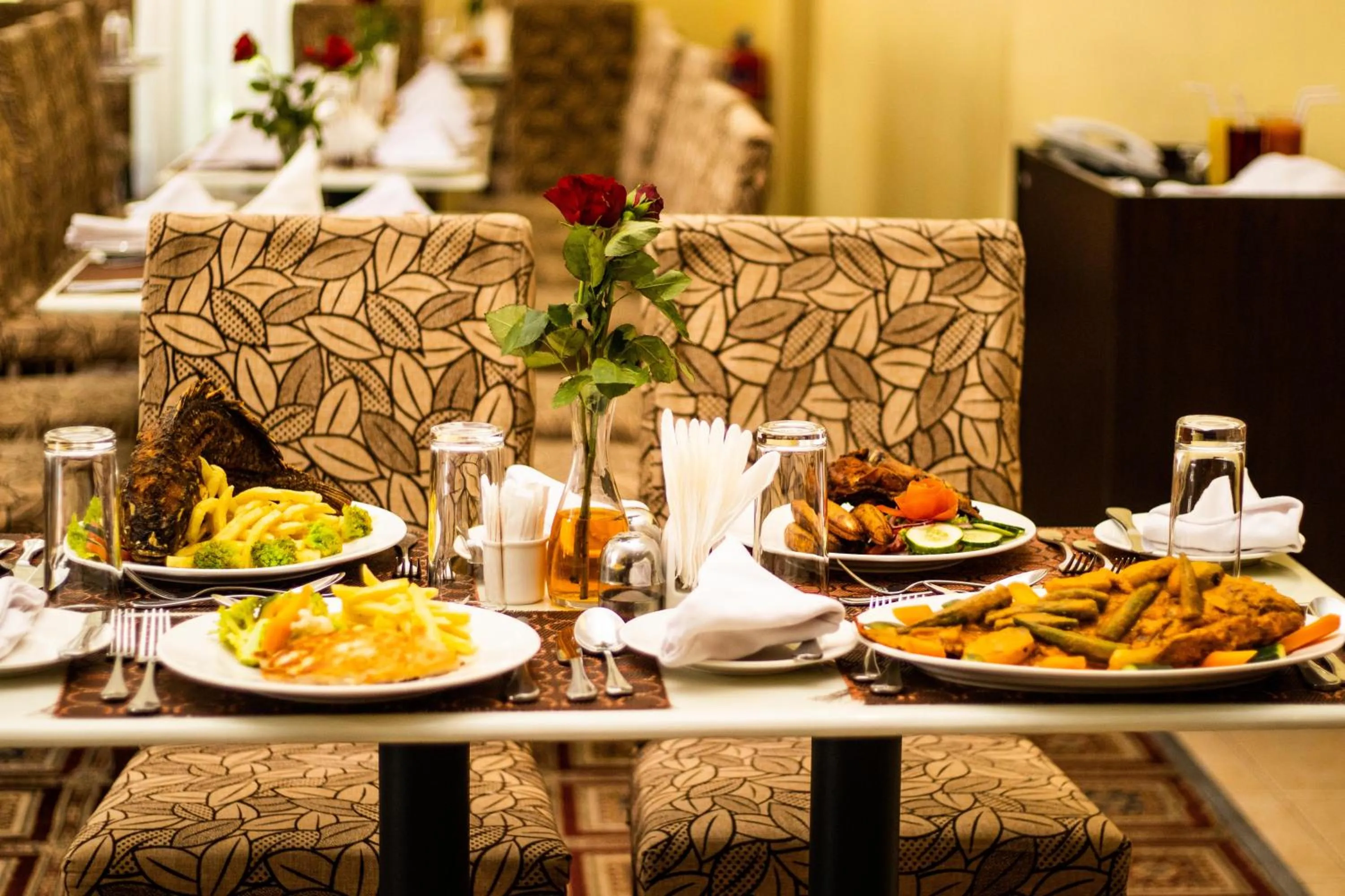 Restaurant/places to eat in Gold Crest Hotel - Arusha