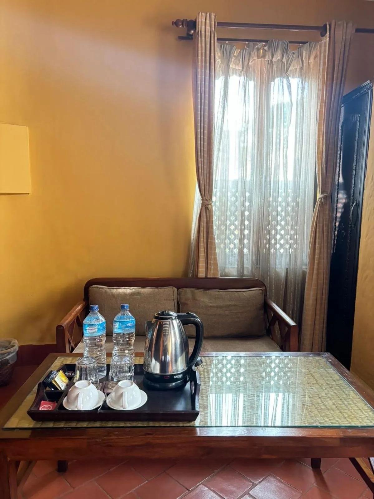 Dining area in Kasthamandap Boutique Hotel