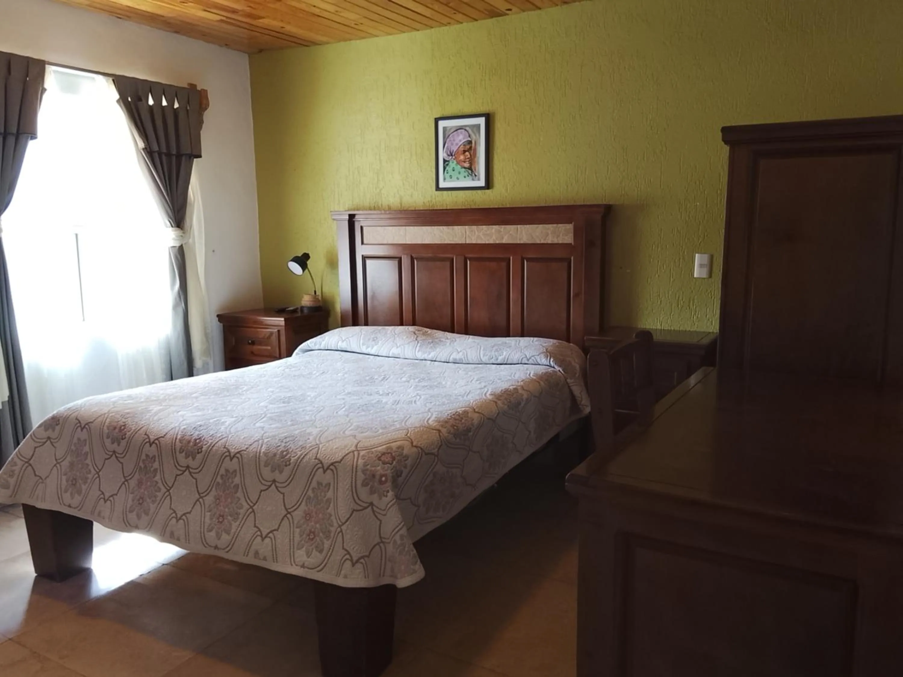 Bed in Hotel Ecológico Temazcal