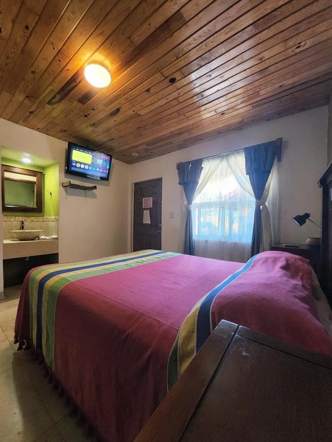 Bed in Hotel Ecológico Temazcal