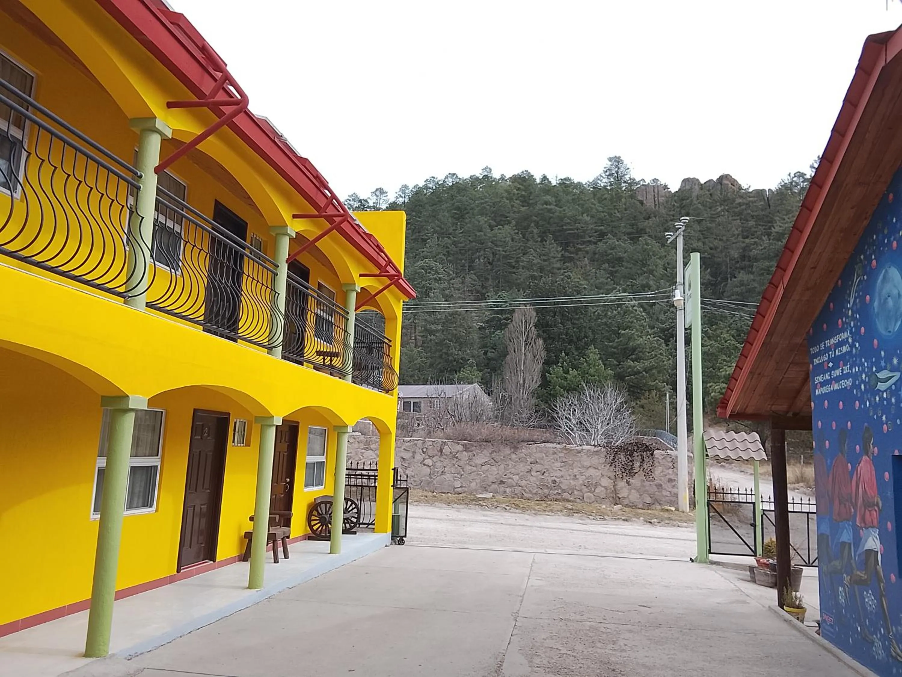 Property building in Hotel Ecológico Temazcal