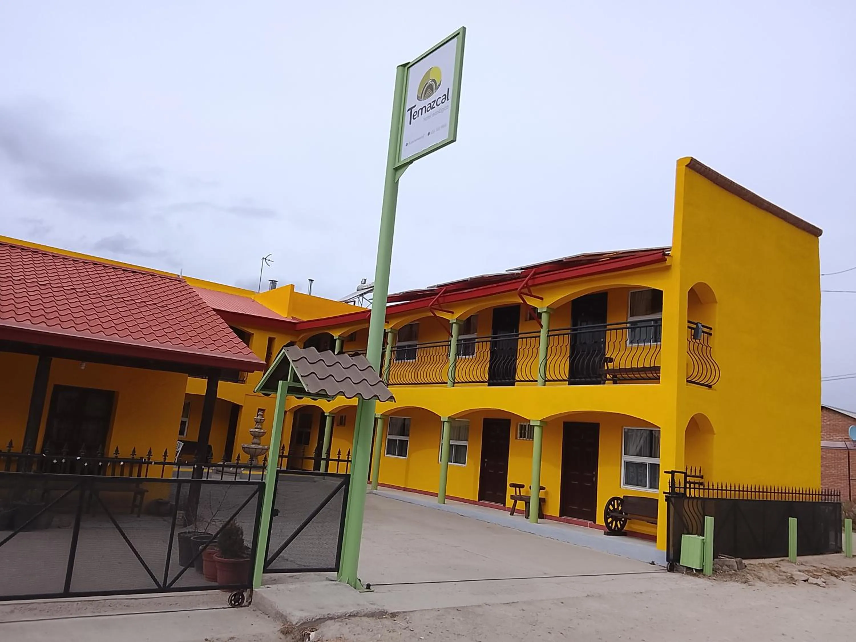 Property building in Hotel Ecológico Temazcal