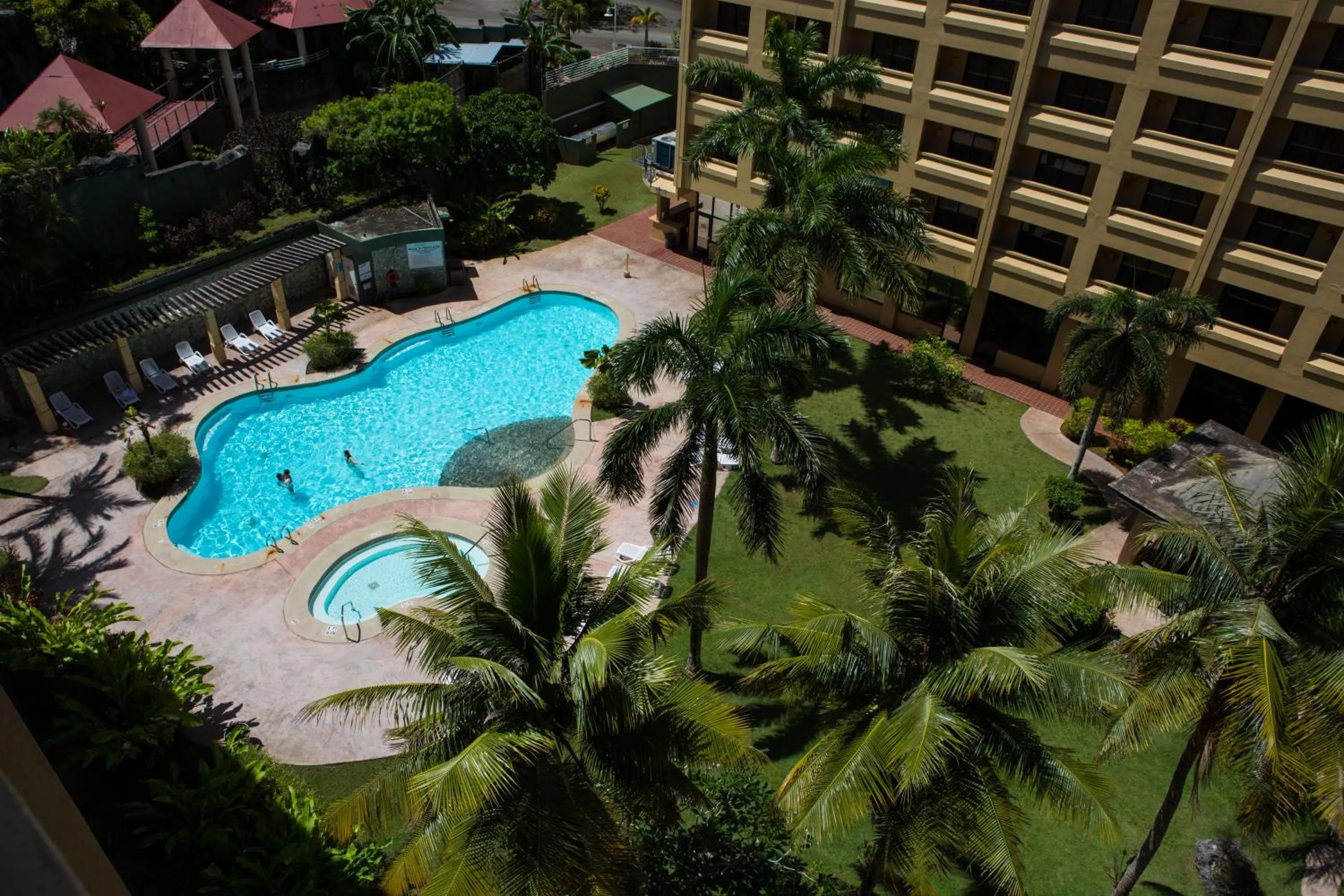 Garden view in Guam Plaza Resort