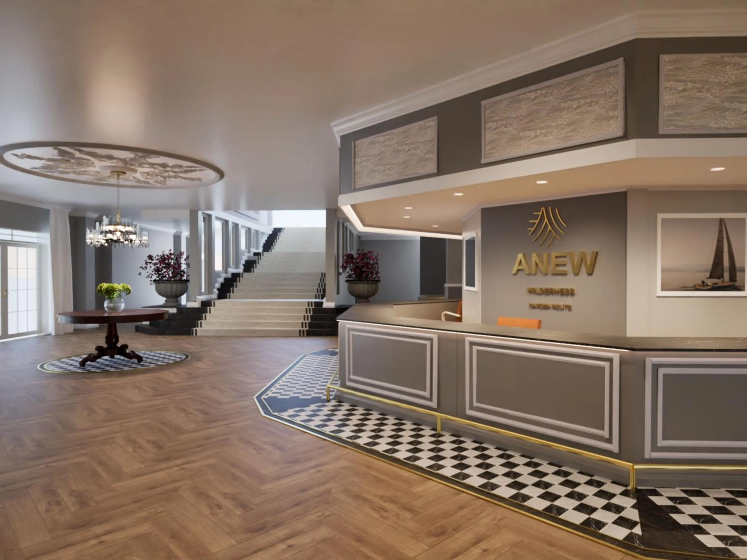 Lobby or reception in ANEW Resort Wilderness Garden Route