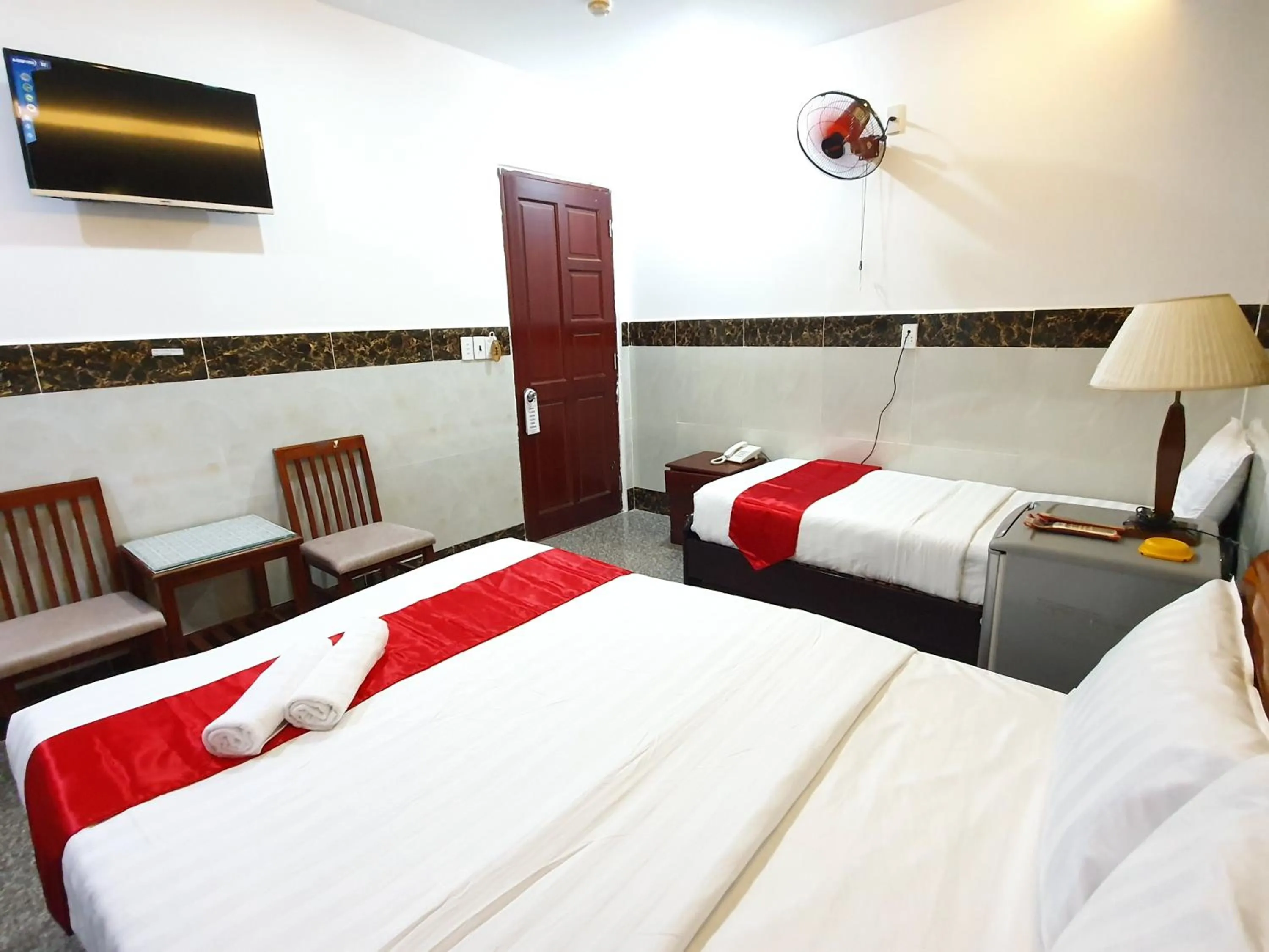 Bed in Truong Giang Hotel