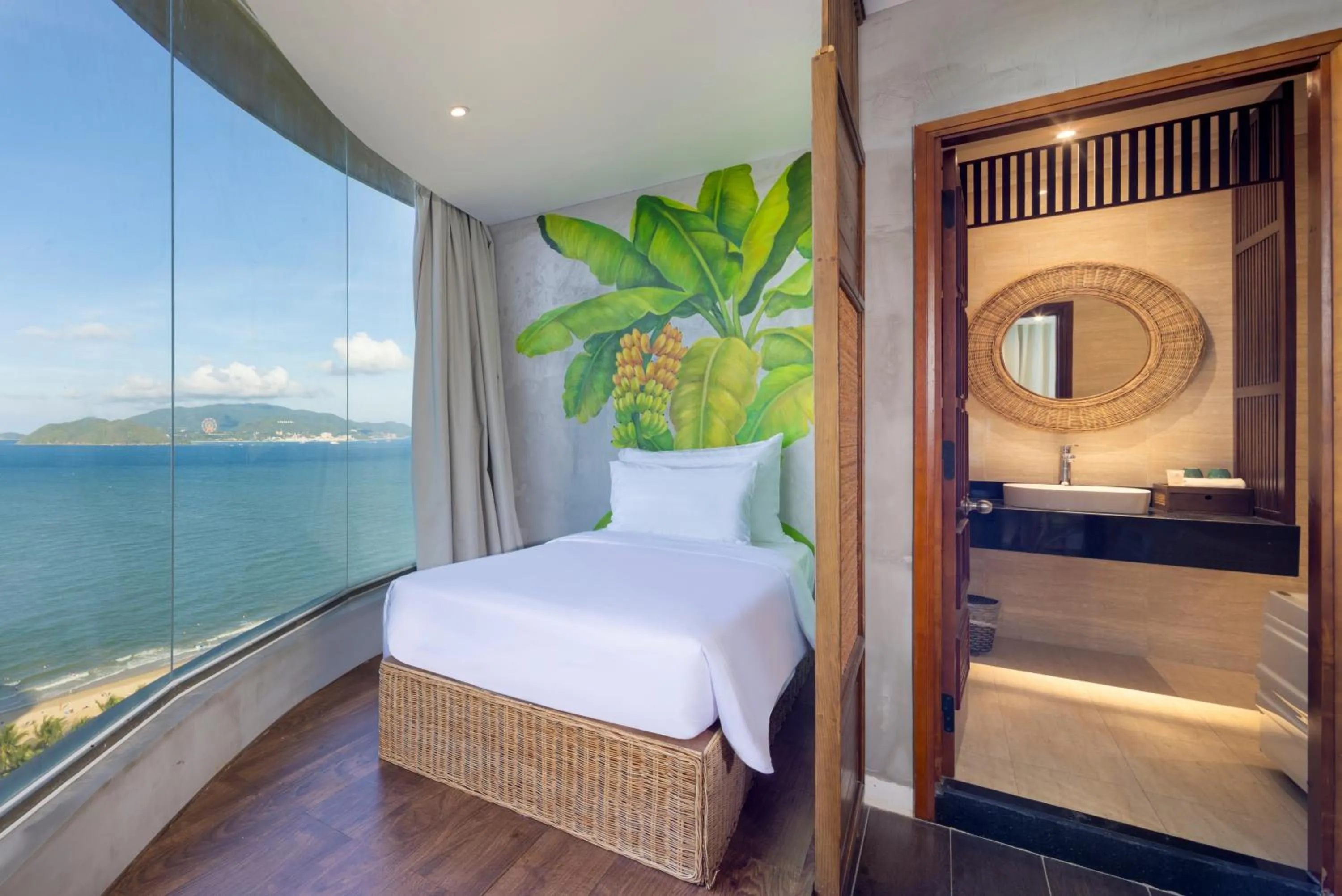 Bed in MissBamboo Hotel Nha Trang