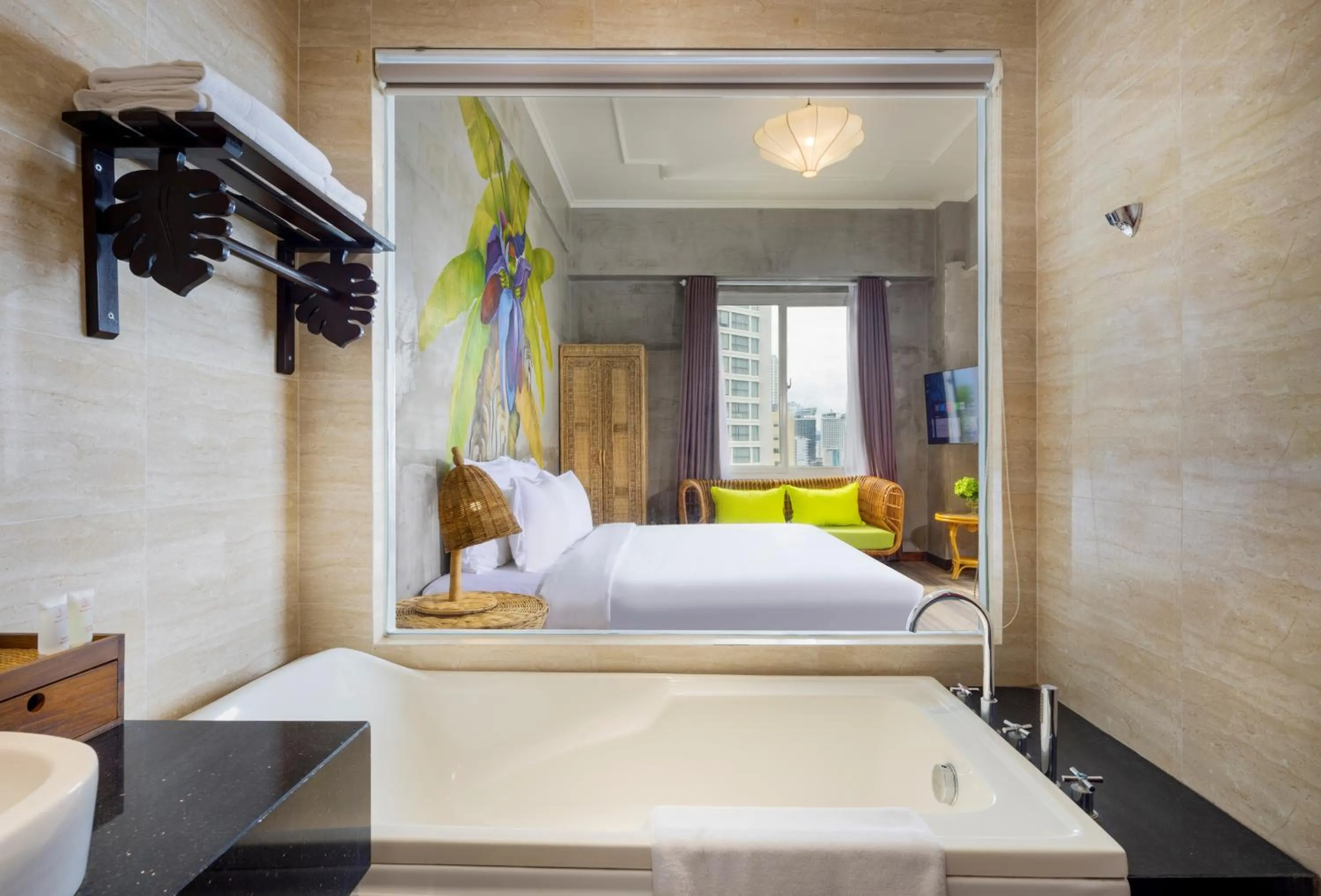 Photo of the whole room, Bed in MissBamboo Hotel Nha Trang