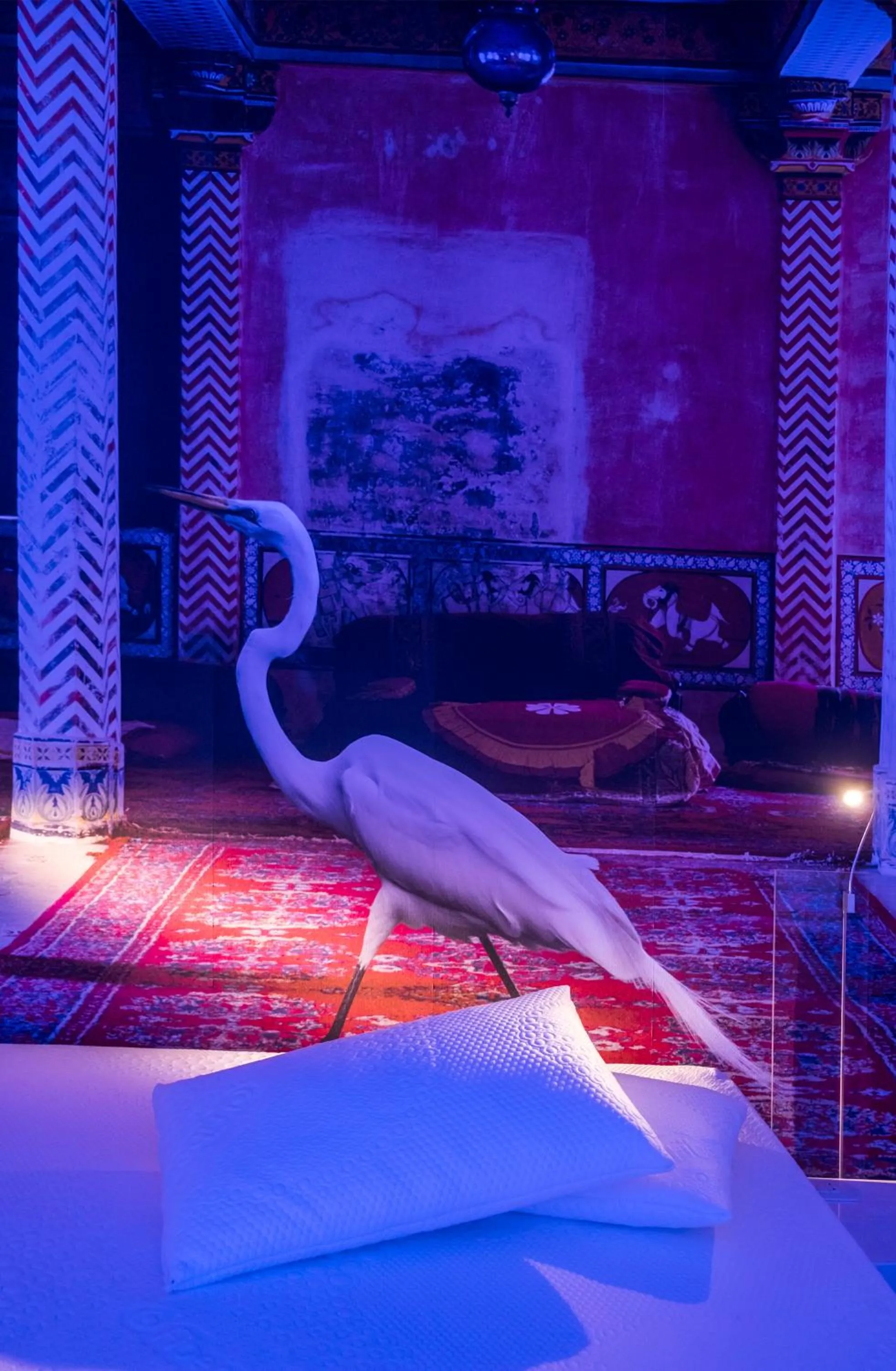 Decorative detail, Bed in Trevi Elite Rome