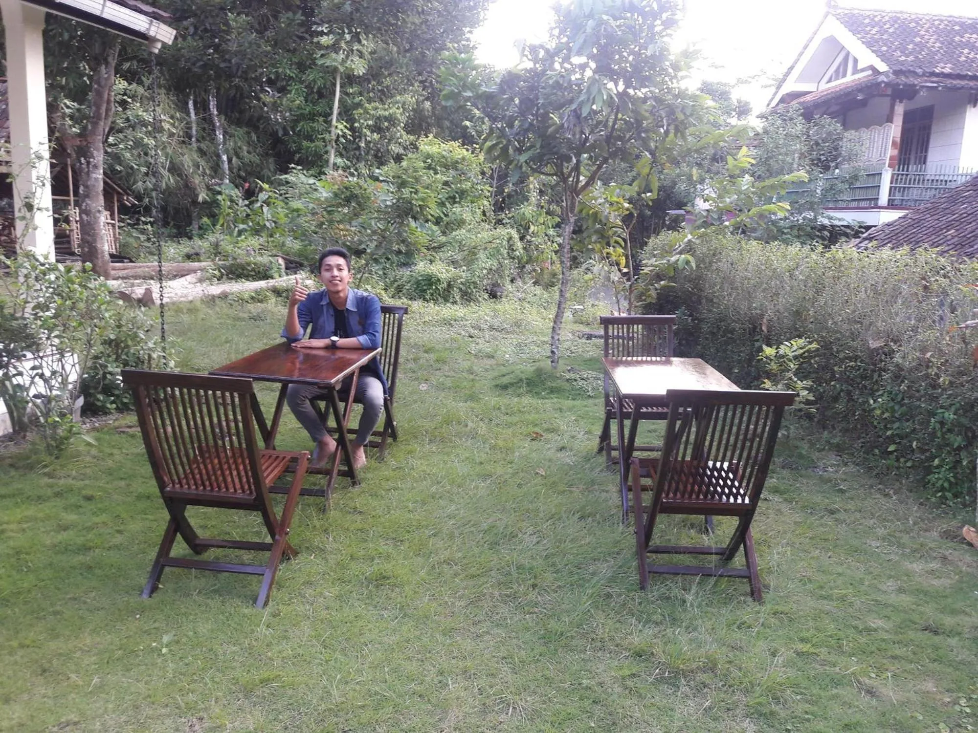 Garden in Griya Harja Homestay