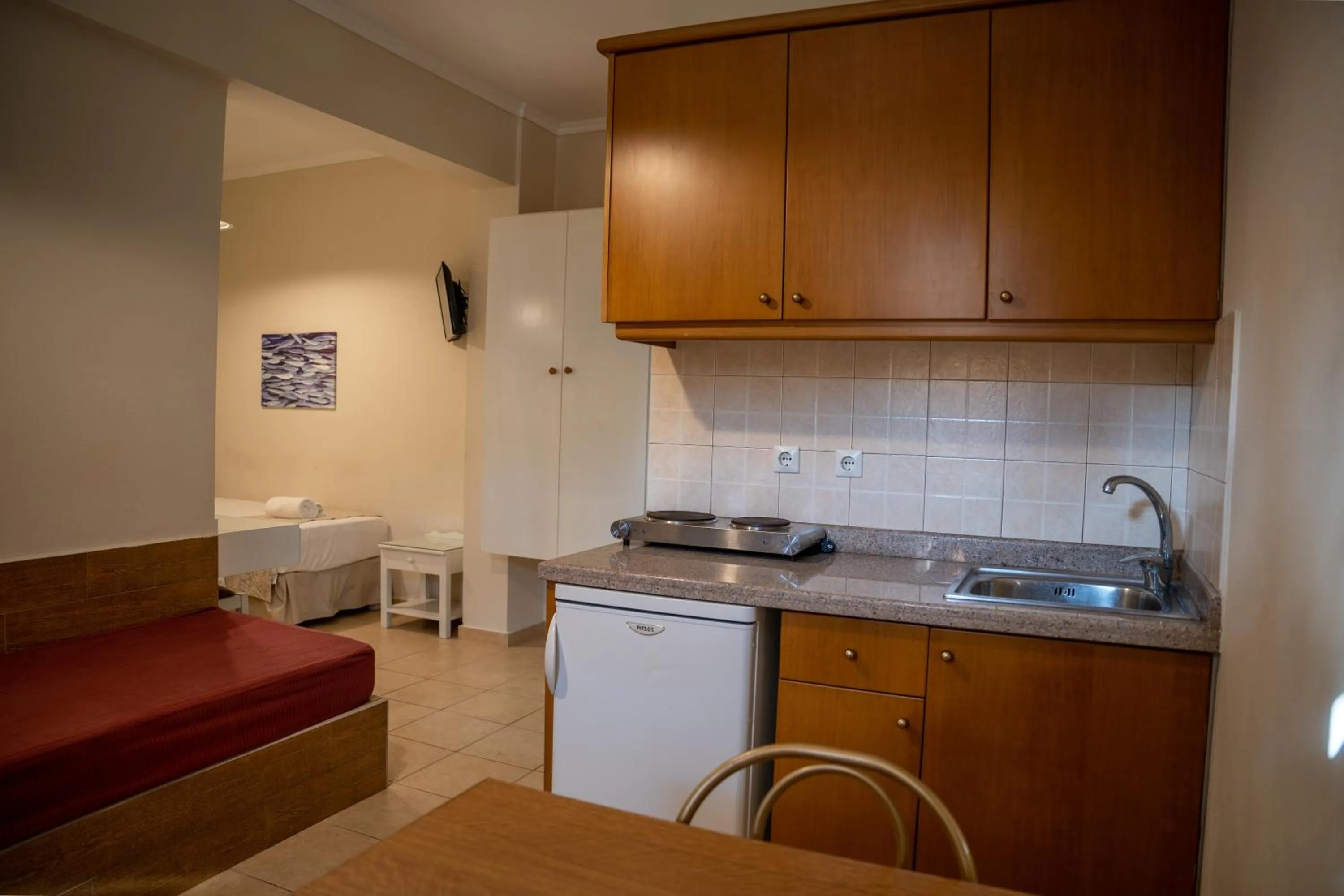 Kitchen or kitchenette in Blue Sky Apartments