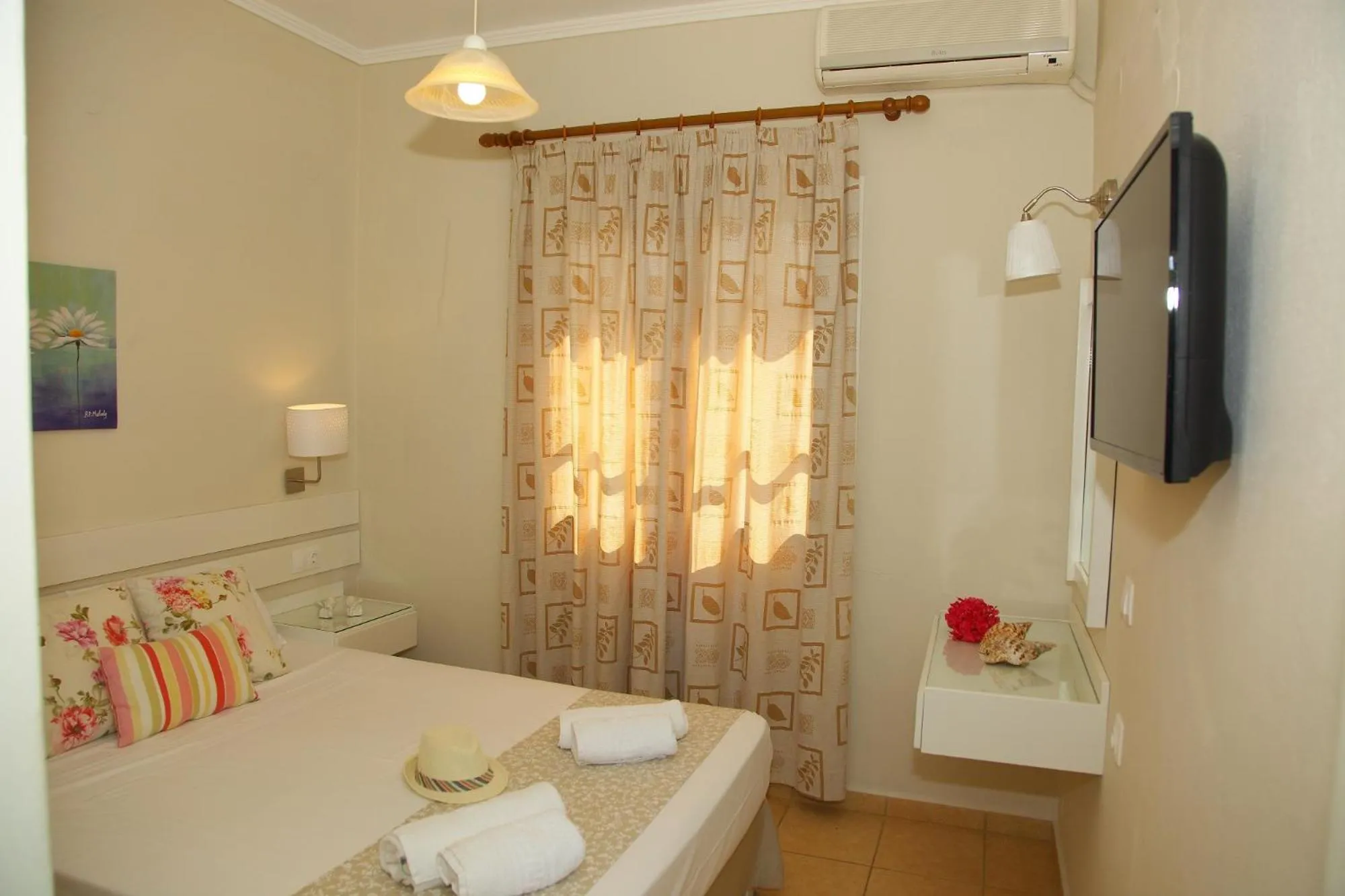 Bed in Blue Sky Apartments