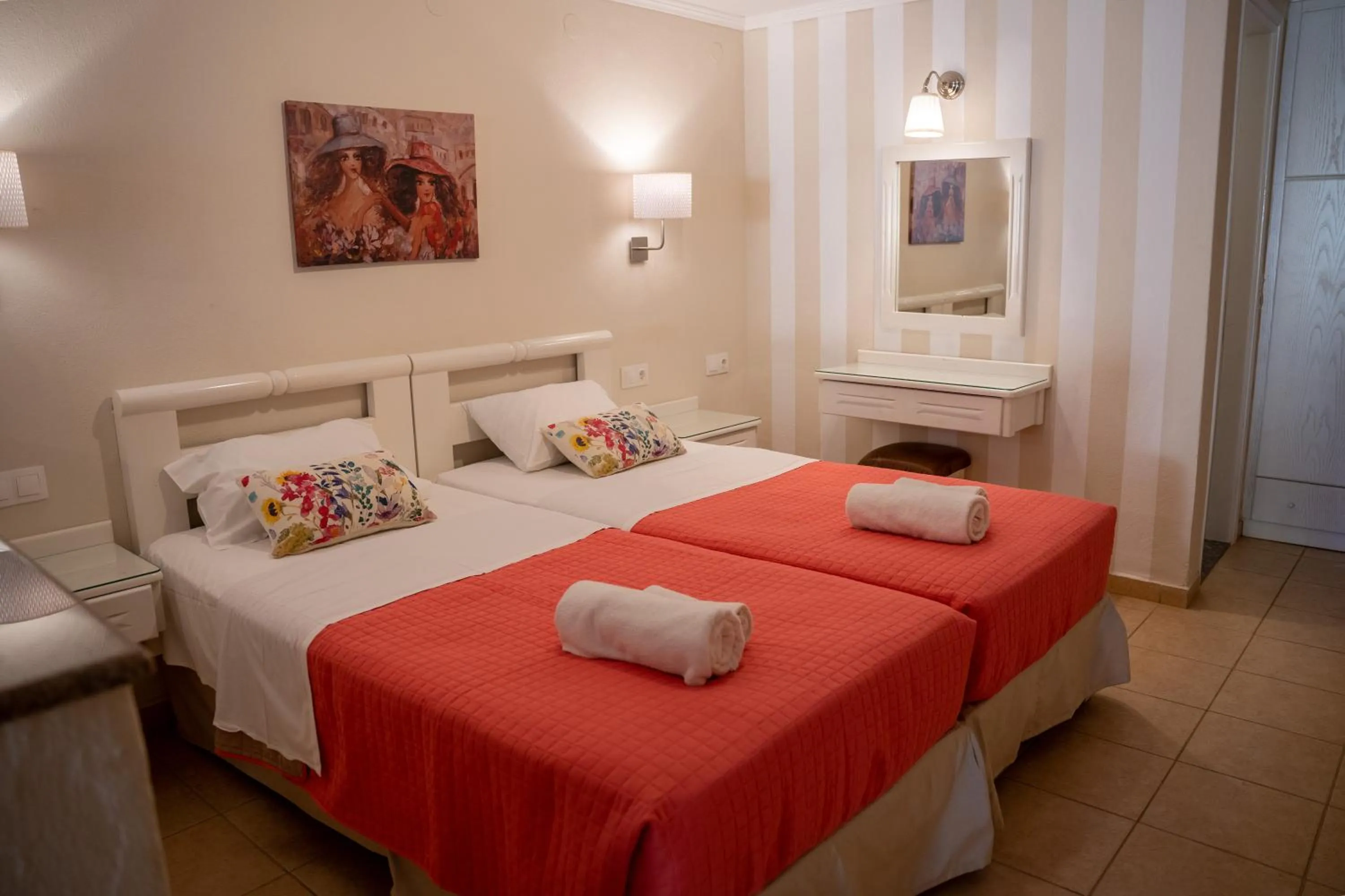 Bed in Blue Sky Apartments