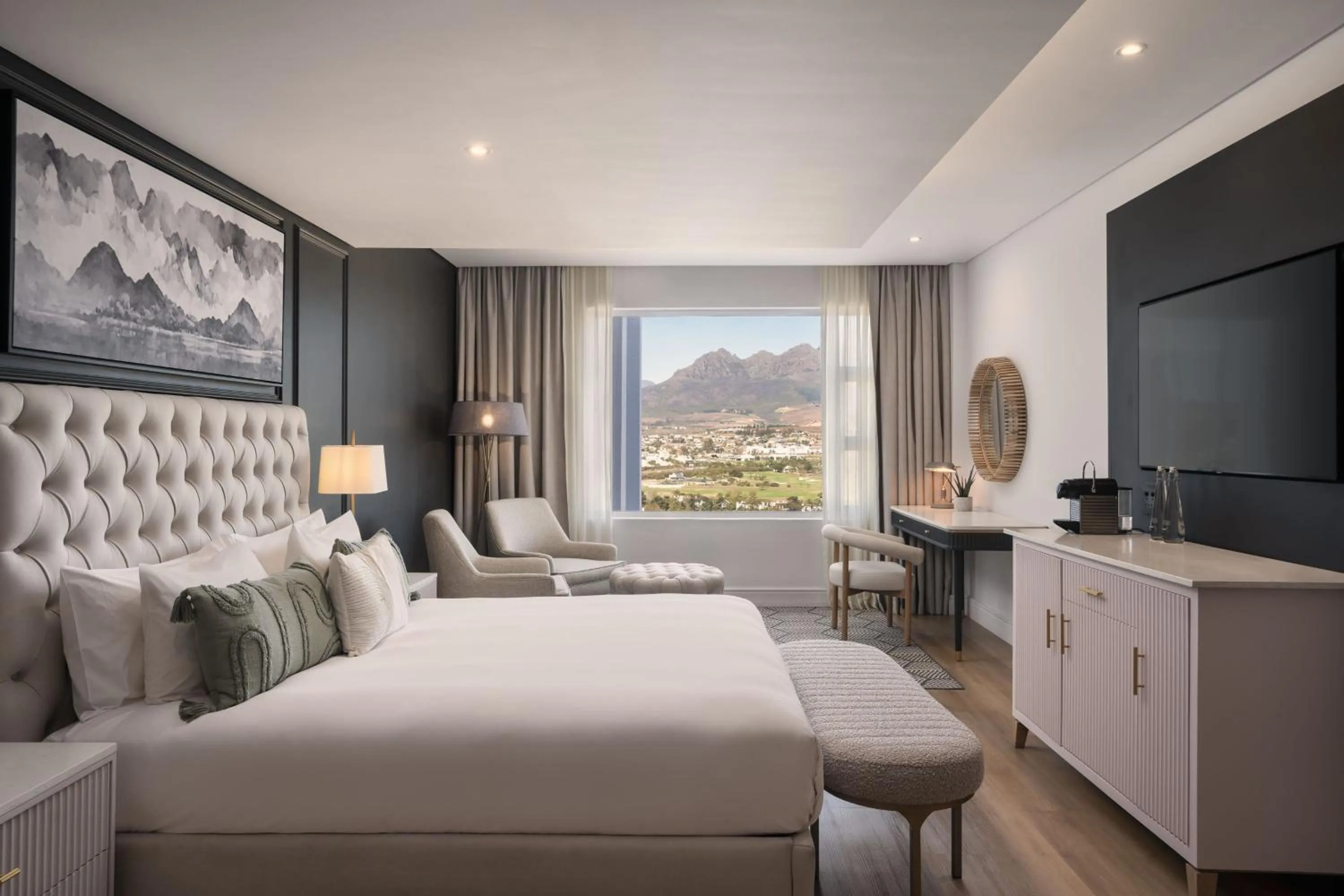 Bedroom, Bed in Protea Hotel by Marriott Stellenbosch & Conference Centre