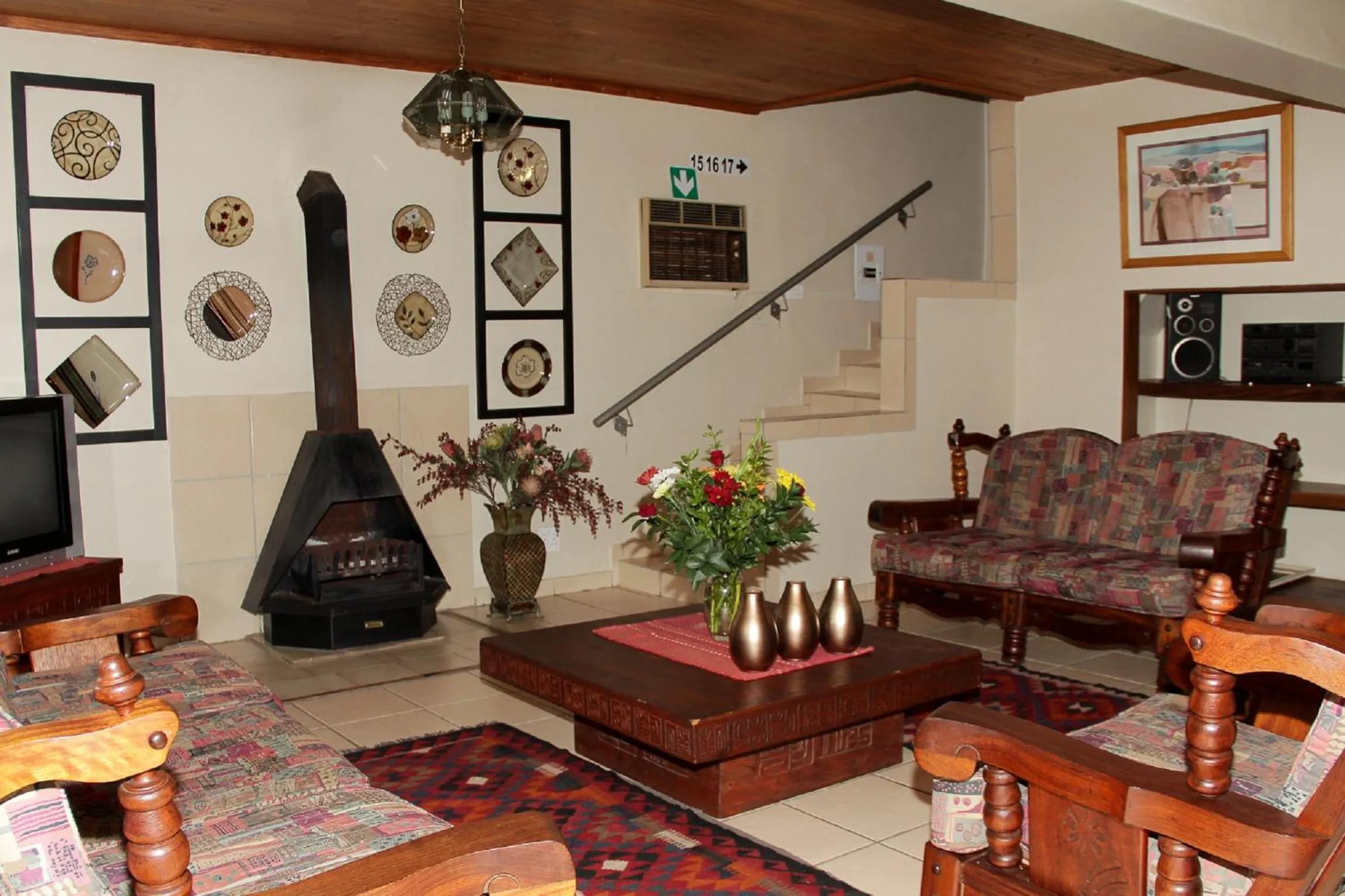 Living room in Rustenburg Guesthouse