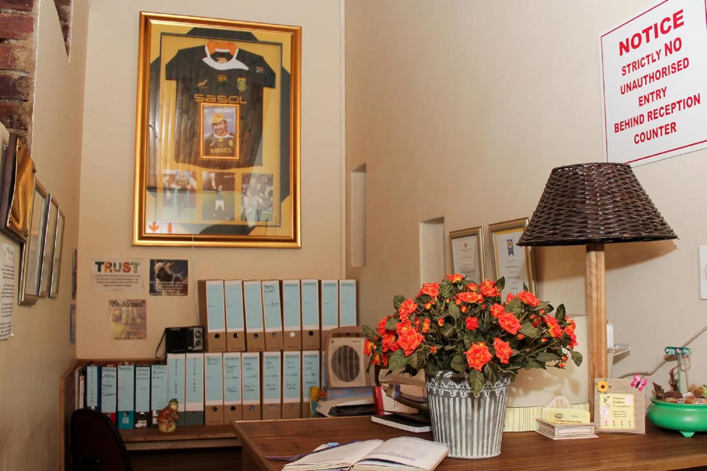 Lobby or reception in Rustenburg Guesthouse