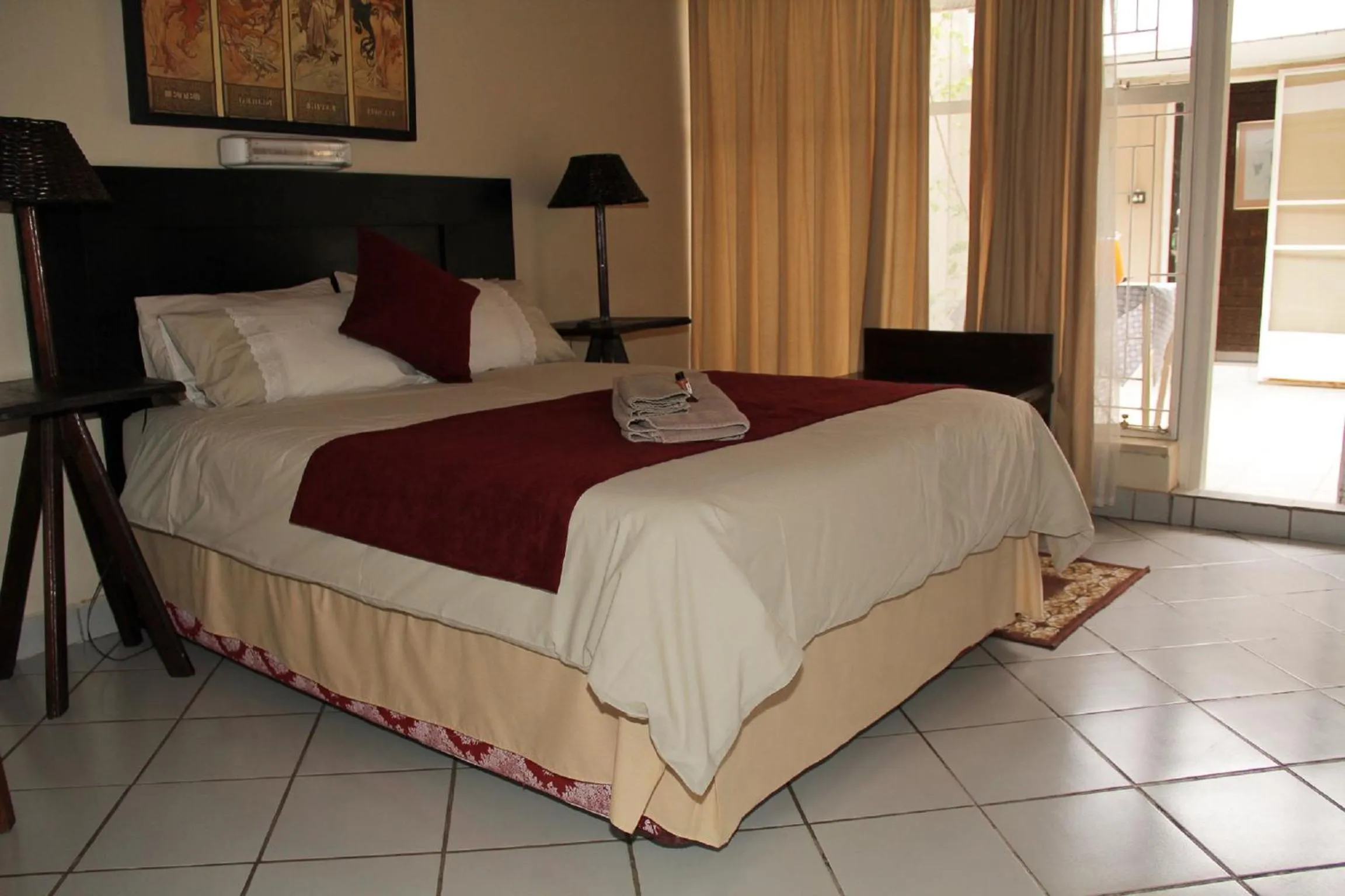 Patio, Bed in Rustenburg Guesthouse