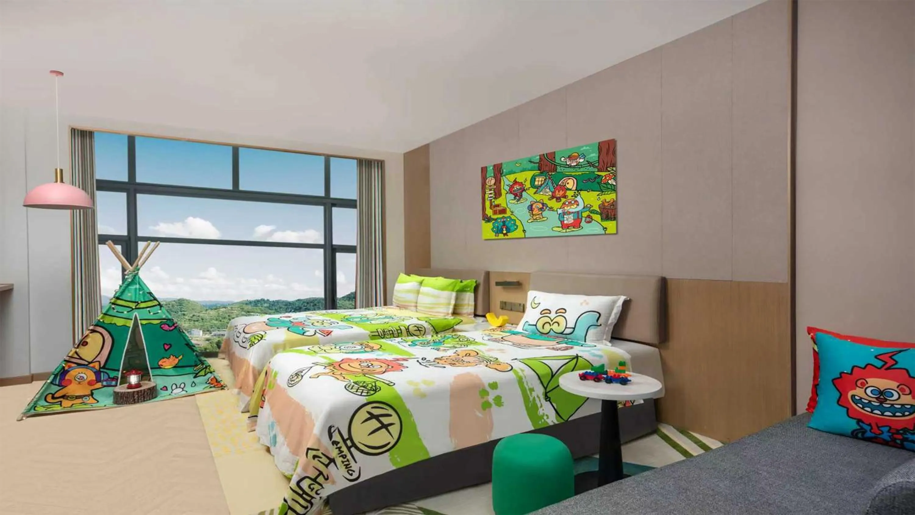 Photo of the whole room, Bed in Holiday Inn Xianyang Shuangzhao Lake by IHG