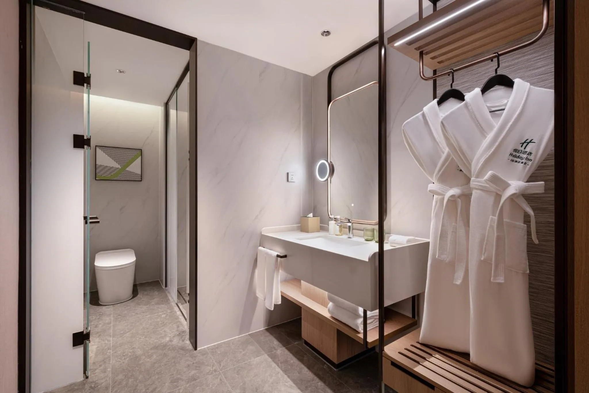 Bathroom in Holiday Inn Shanghai Tourism Zone by IHG