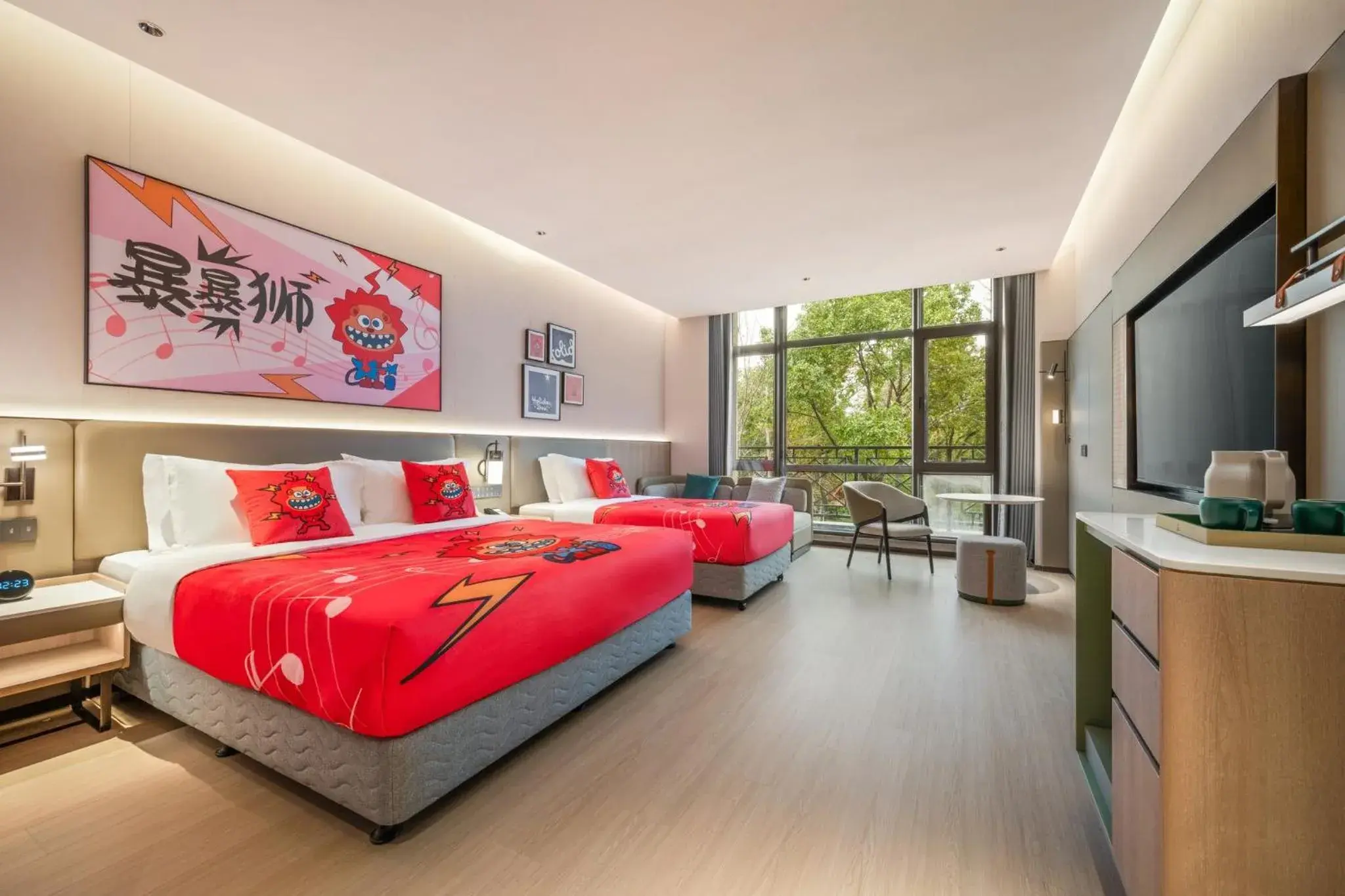 Standard Family Room with One King and One Double Bed - Kids Theme in Holiday Inn Shanghai Tourism Zone by IHG Standard Family Room with One King and One Double Bed - Kids Theme in Holiday Inn Shanghai Tourism Zone by IHG