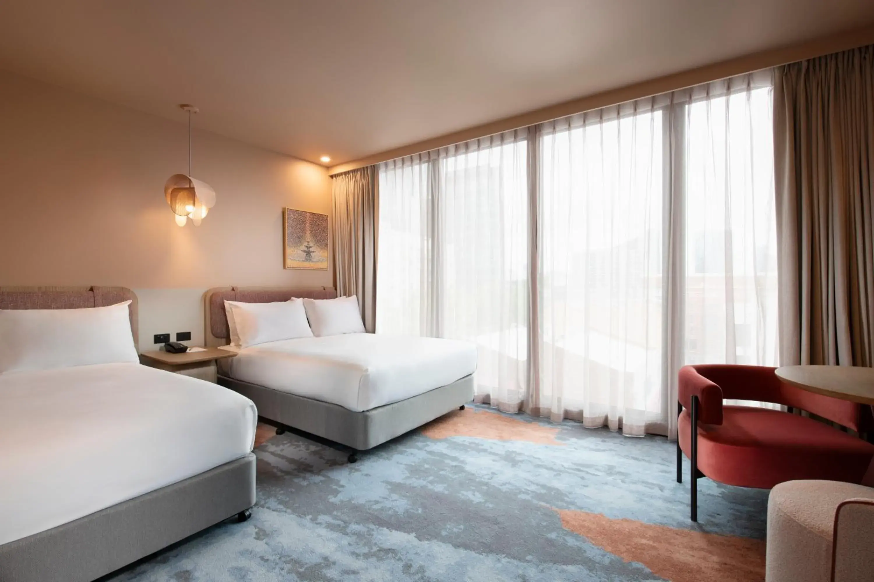 Standard Double Room with Two Double Beds in Mercure Melbourne La Trobe Street Standard Double Room with Two Double Beds in Mercure Melbourne La Trobe Street