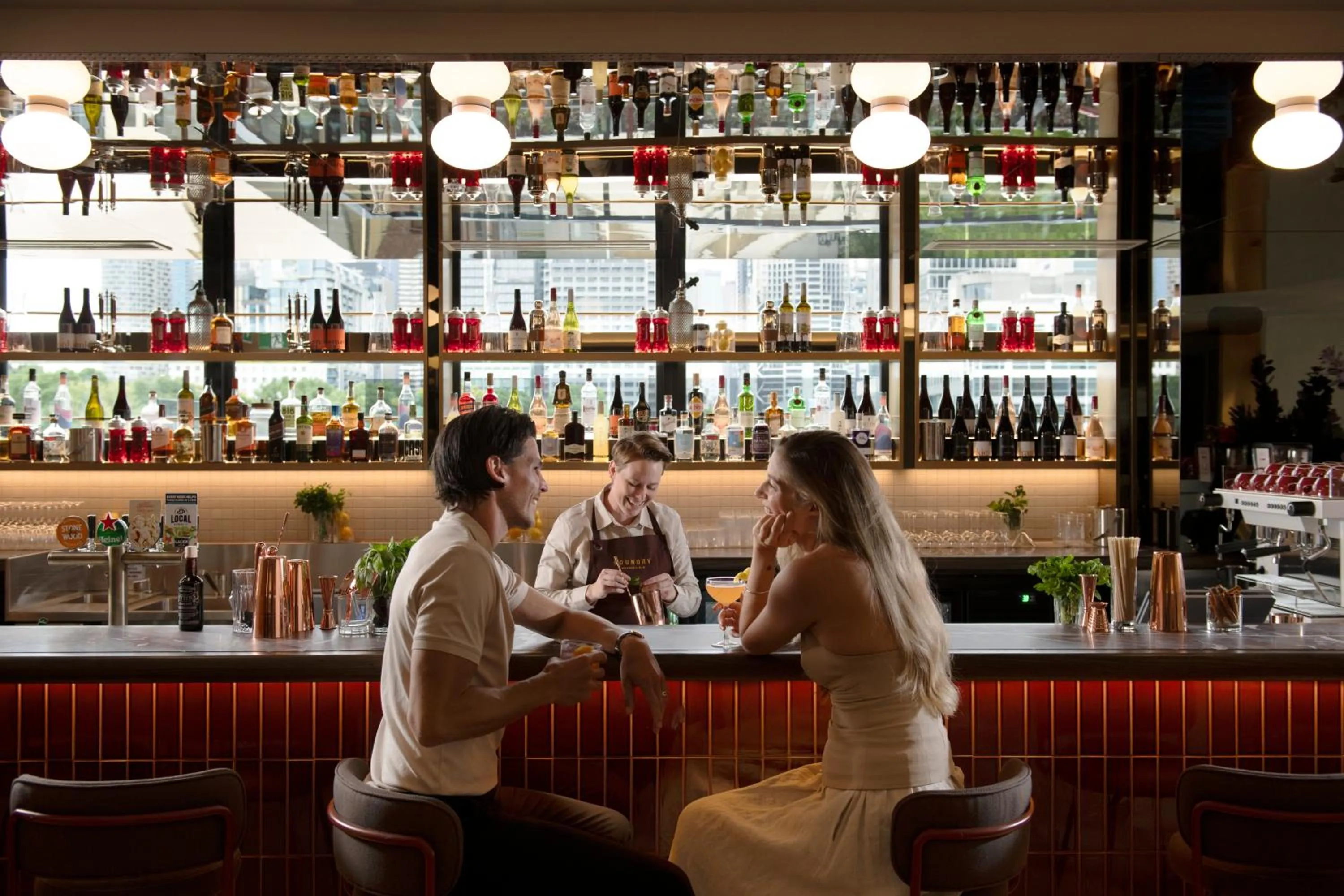 Lounge or bar in Mercure Melbourne La Trobe Street