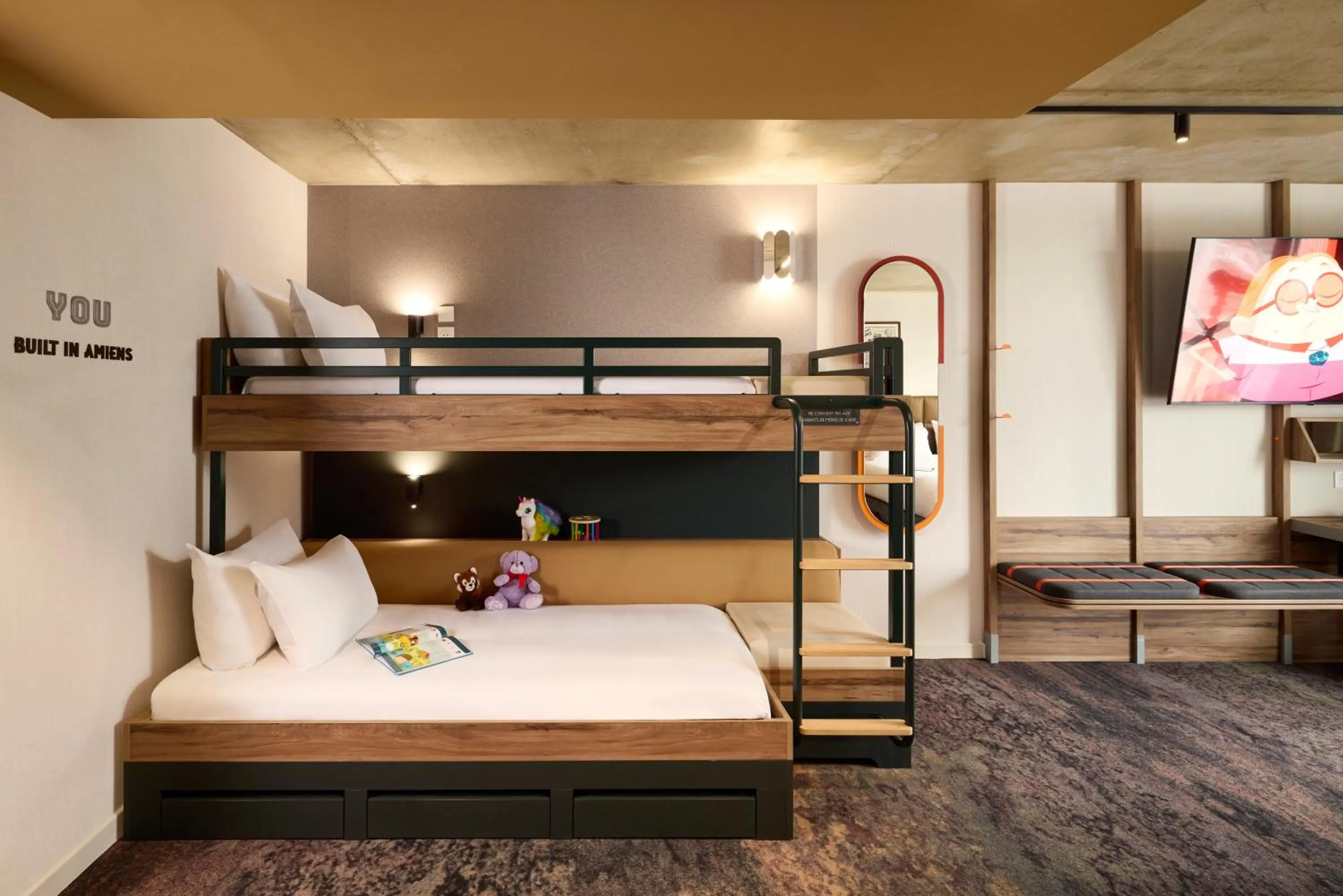 bunk bed, Bed in You Hotel Amiens - Handwritten Collection