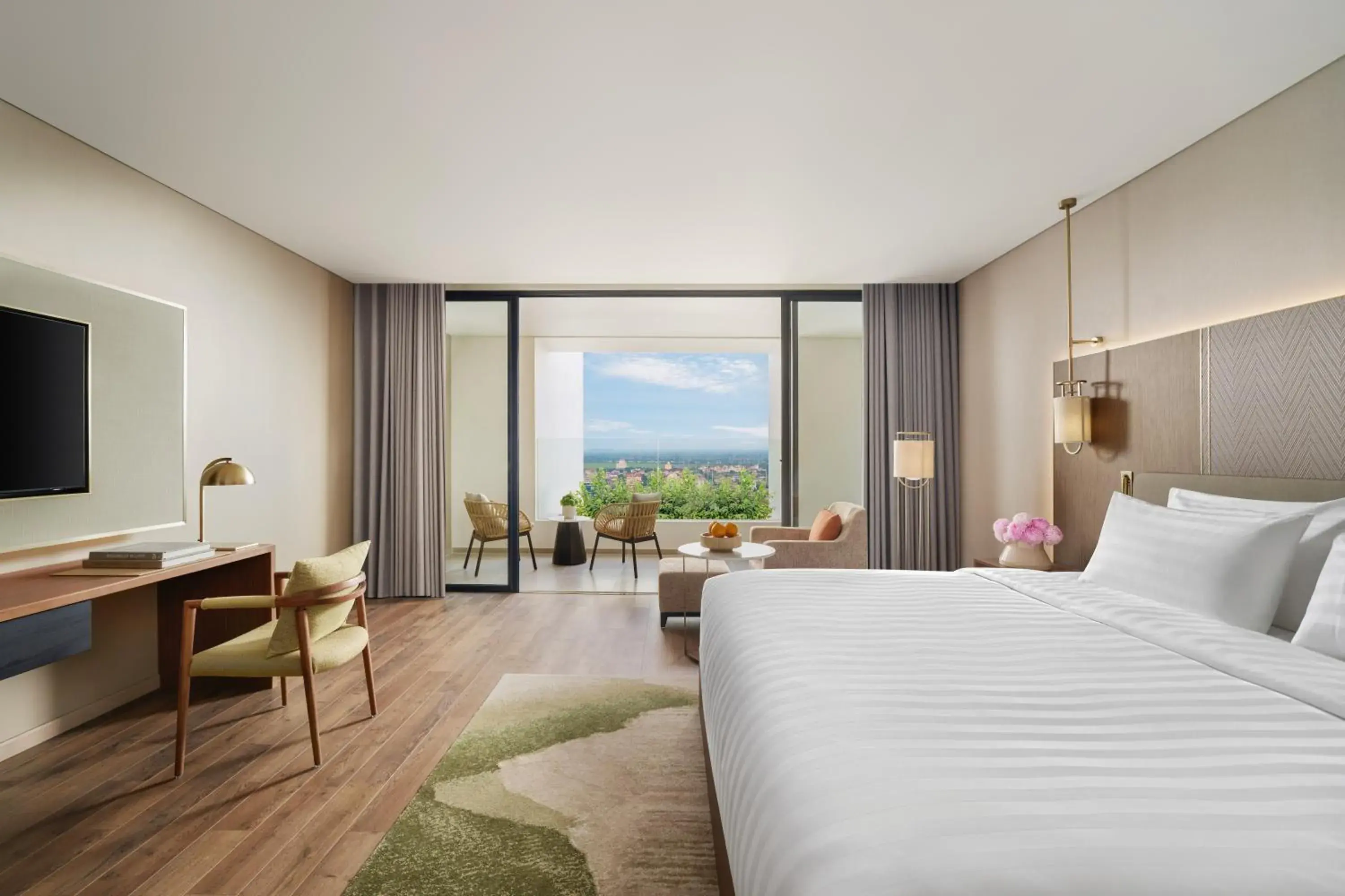 Deluxe King Room with Panorama View in Pullman Ninh Binh Deluxe King Room with Panorama View in Pullman Ninh Binh