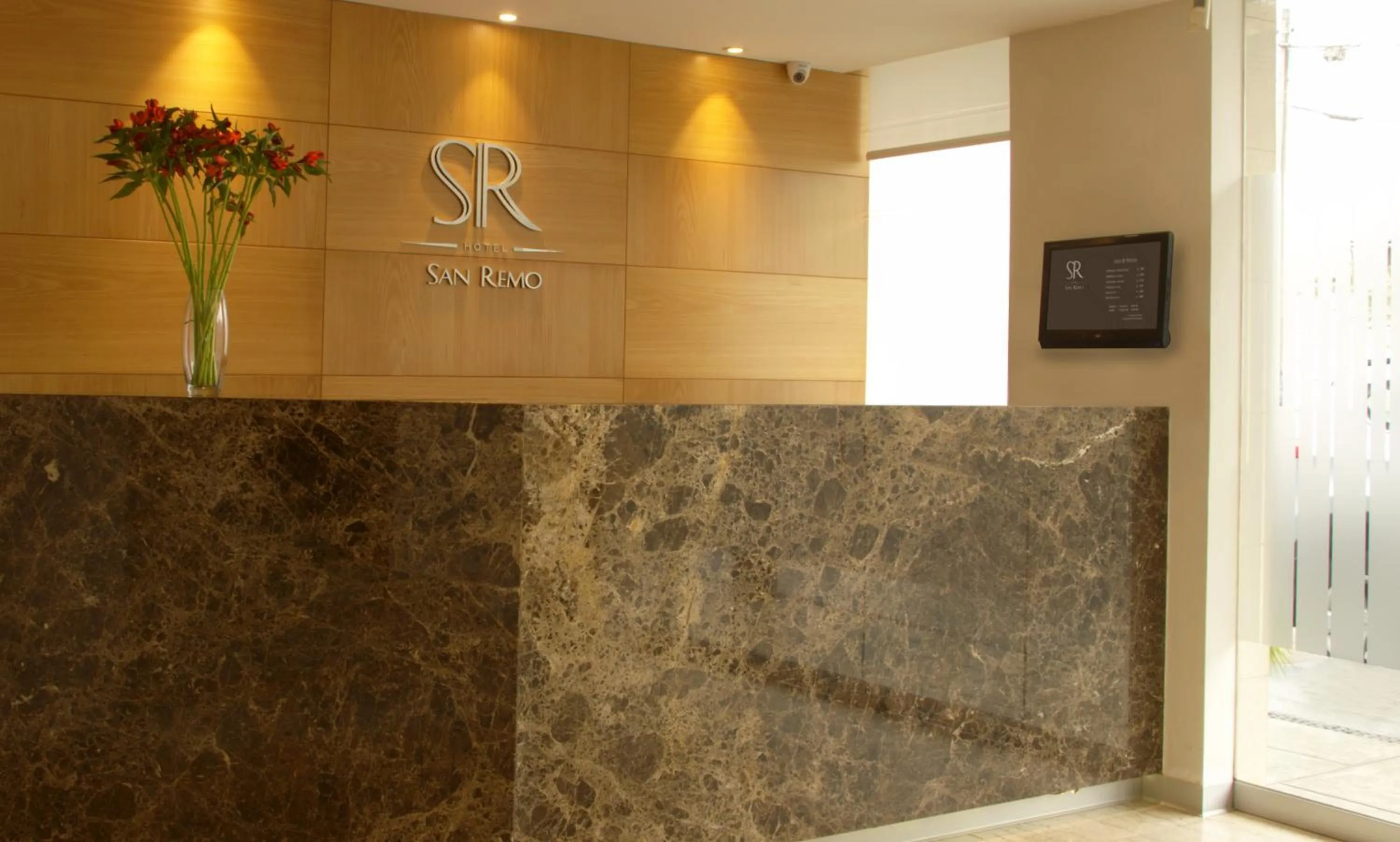 Lobby or reception in Hotel San Remo