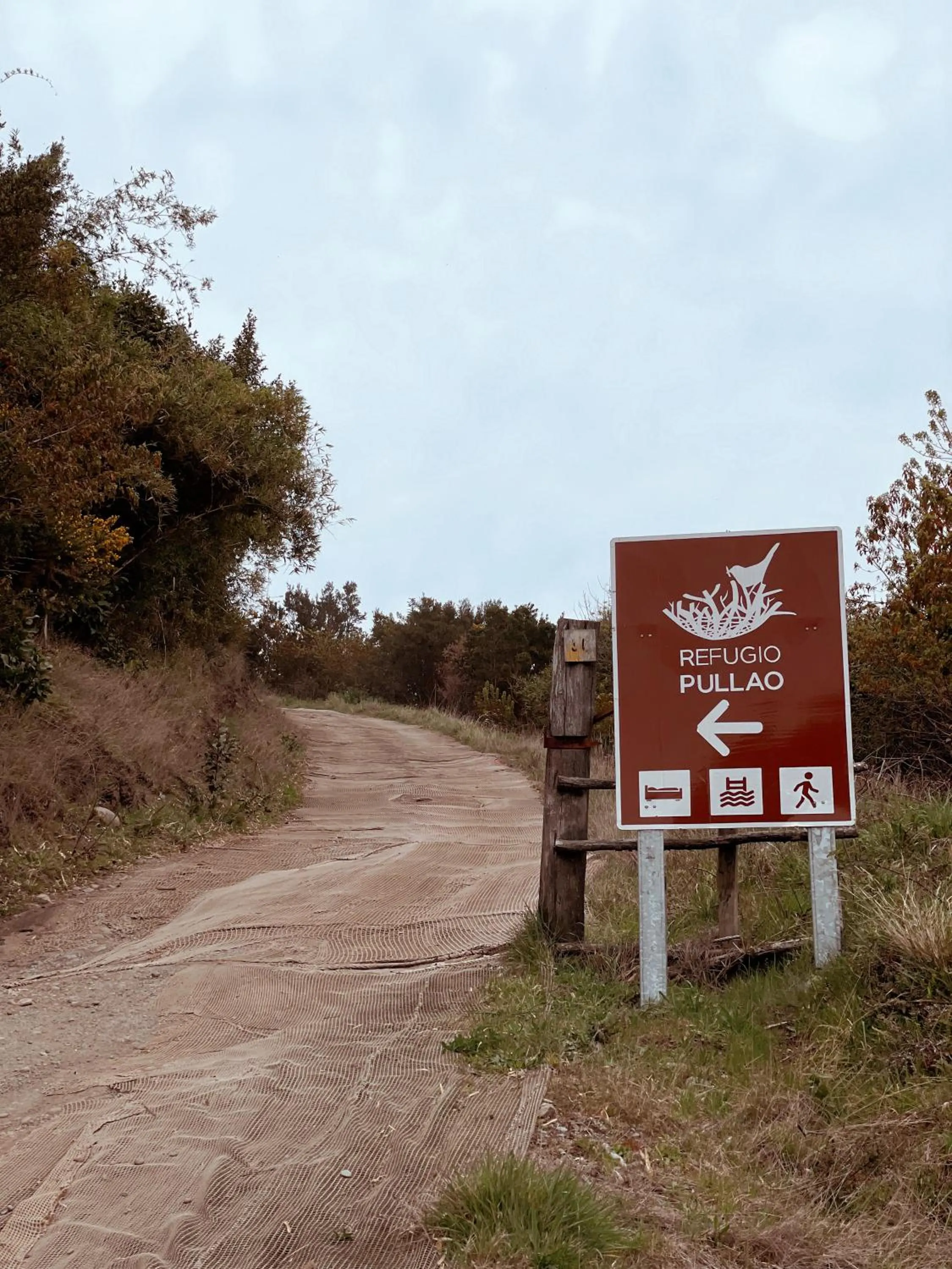 Logo/Certificate/Sign in Refugio Pullao