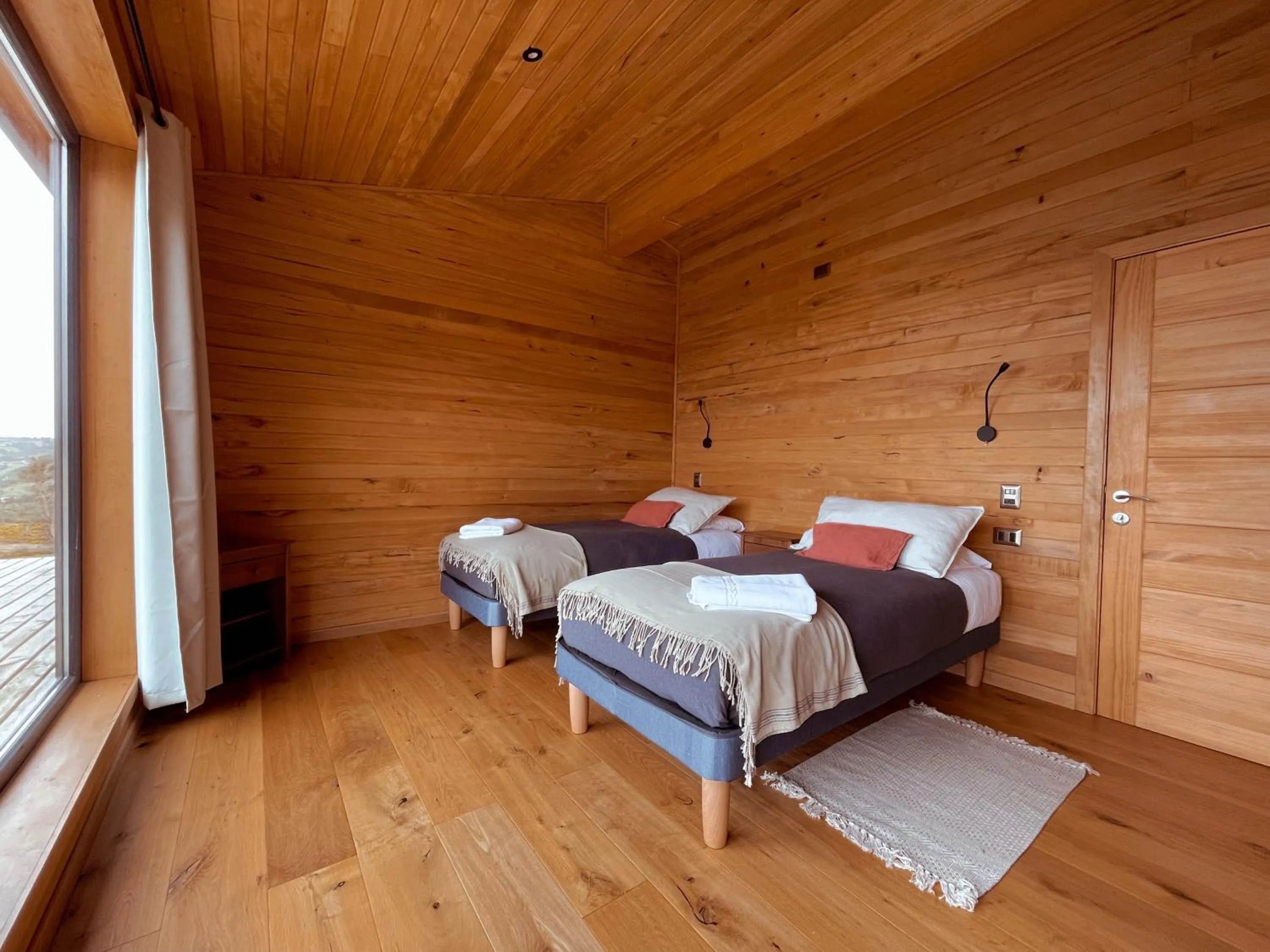 Bed in Refugio Pullao