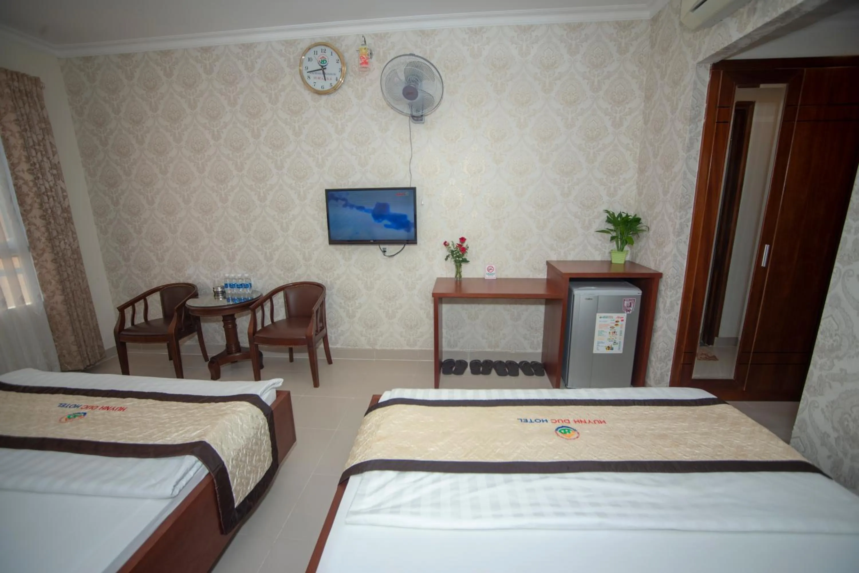Bed in Huynh Duc Hotel