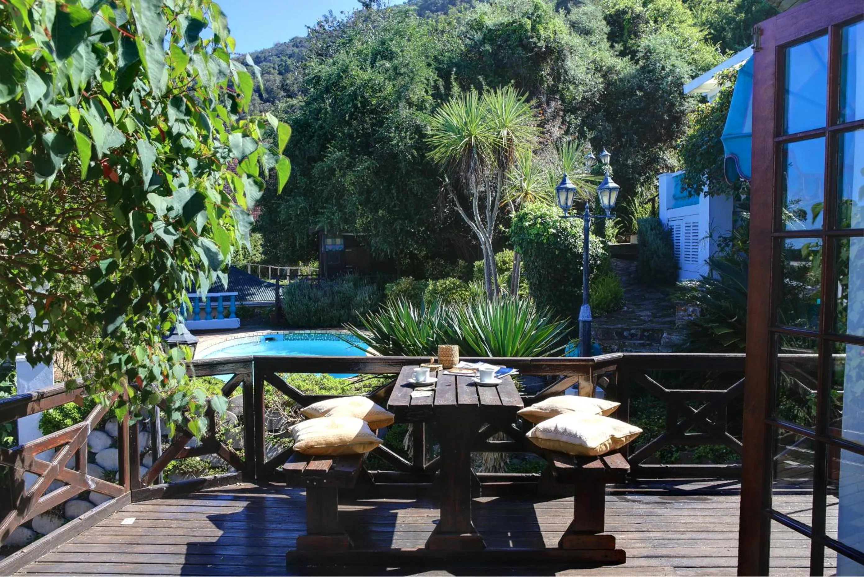 Patio in Mont Fleur B&B