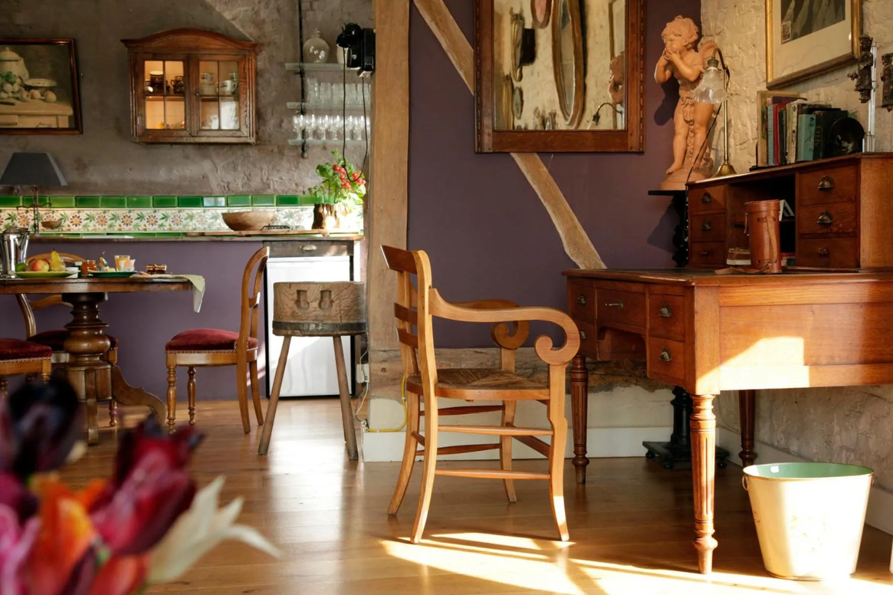 Seating area in La Passiflore B&B