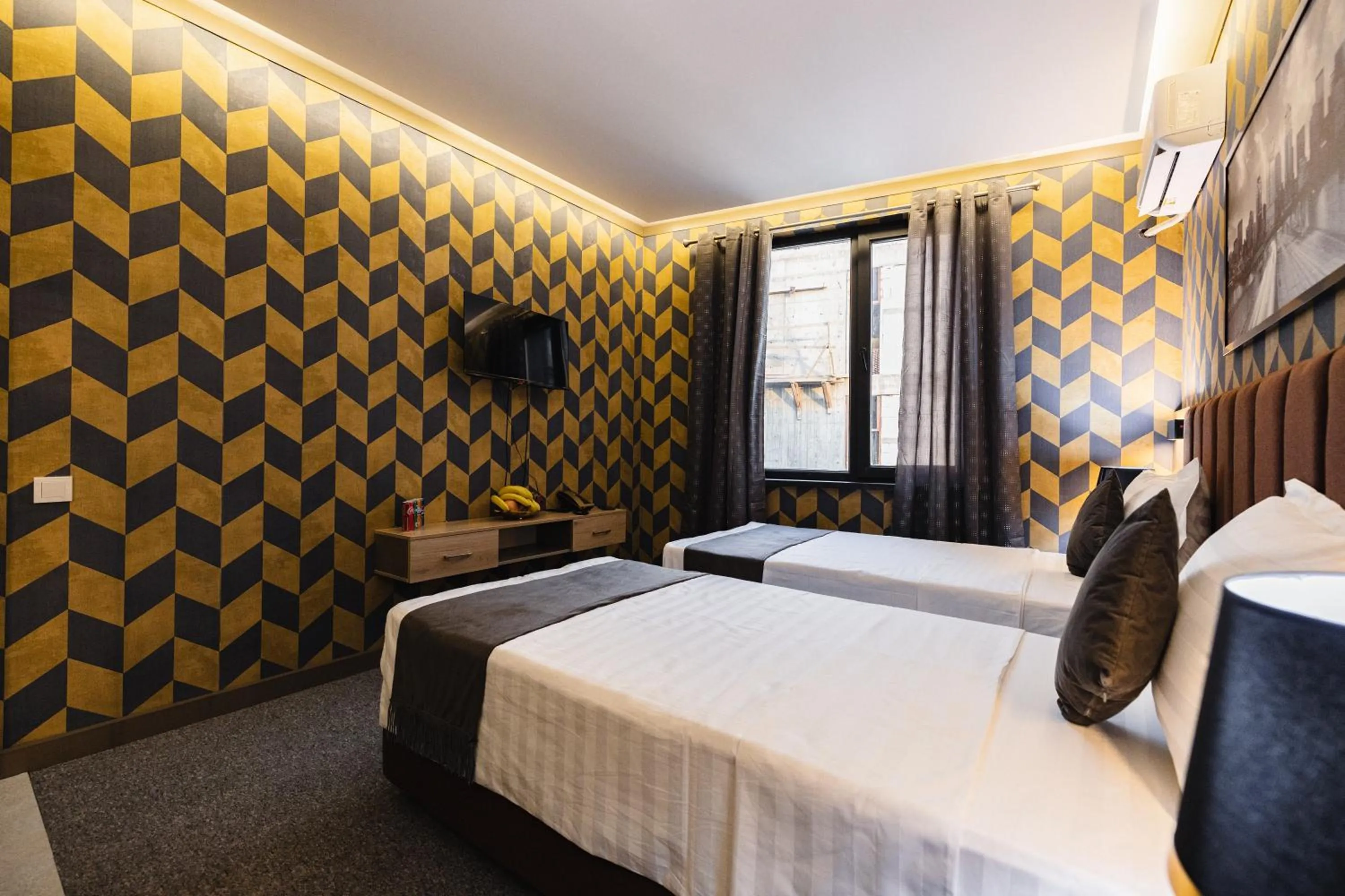 Bed in Art Air hotel