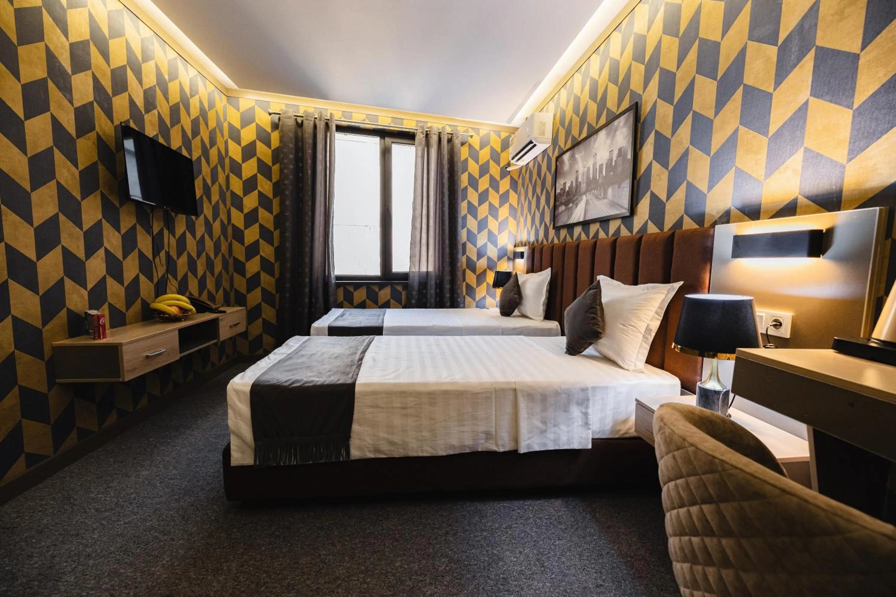 Bed in Art Air hotel