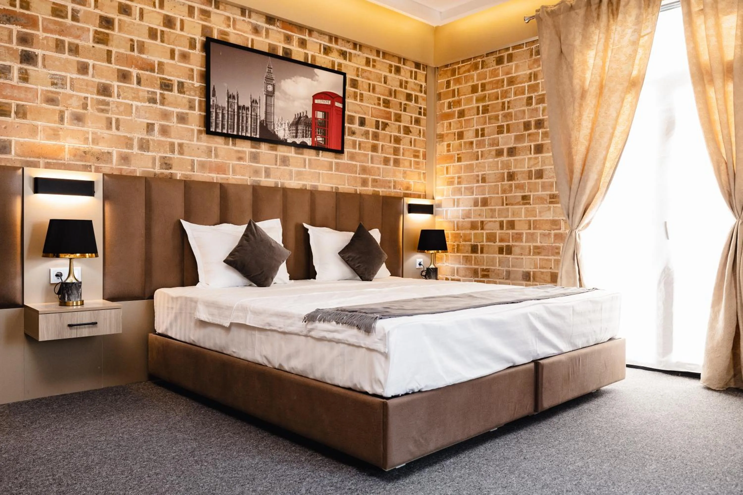 Bed in Art Air hotel