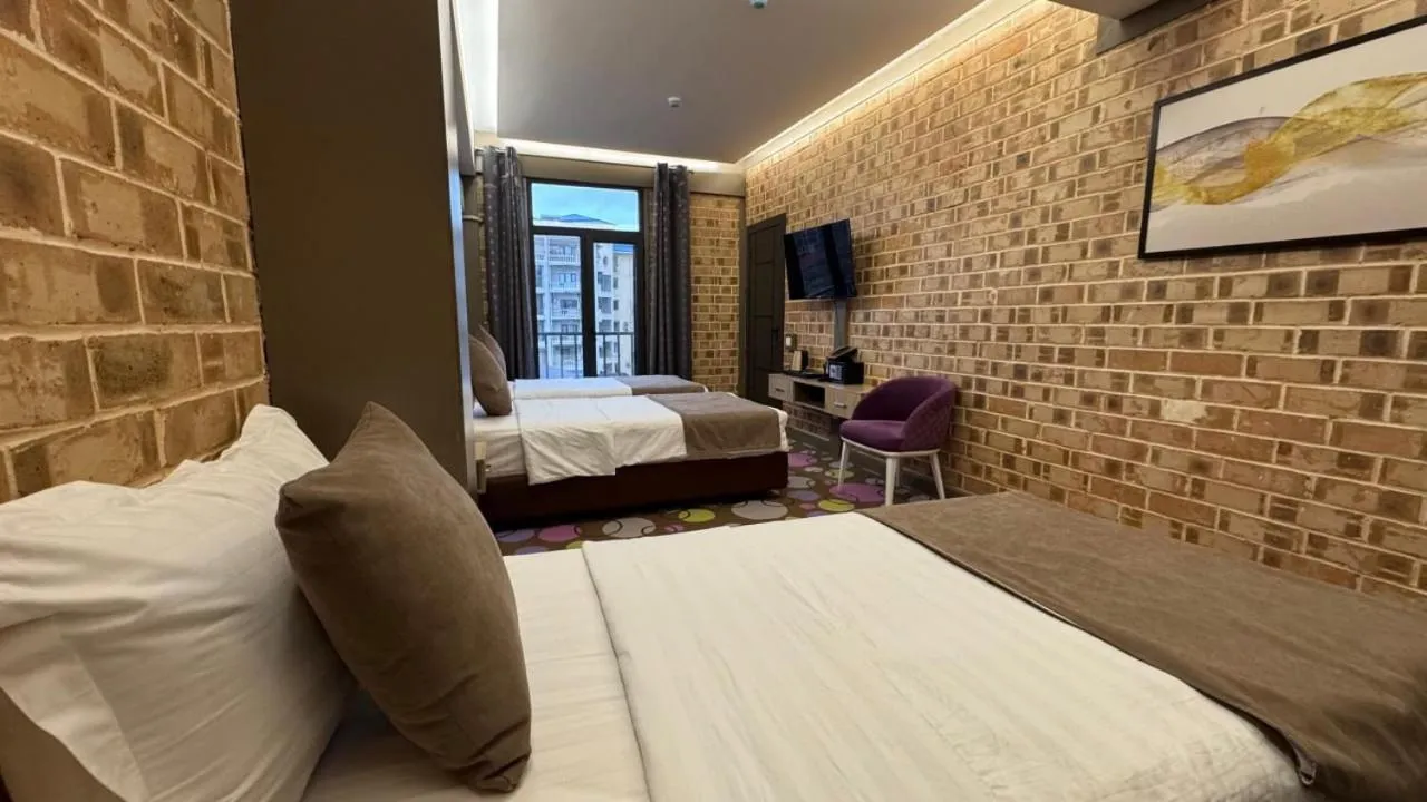 Bed in Art Air hotel