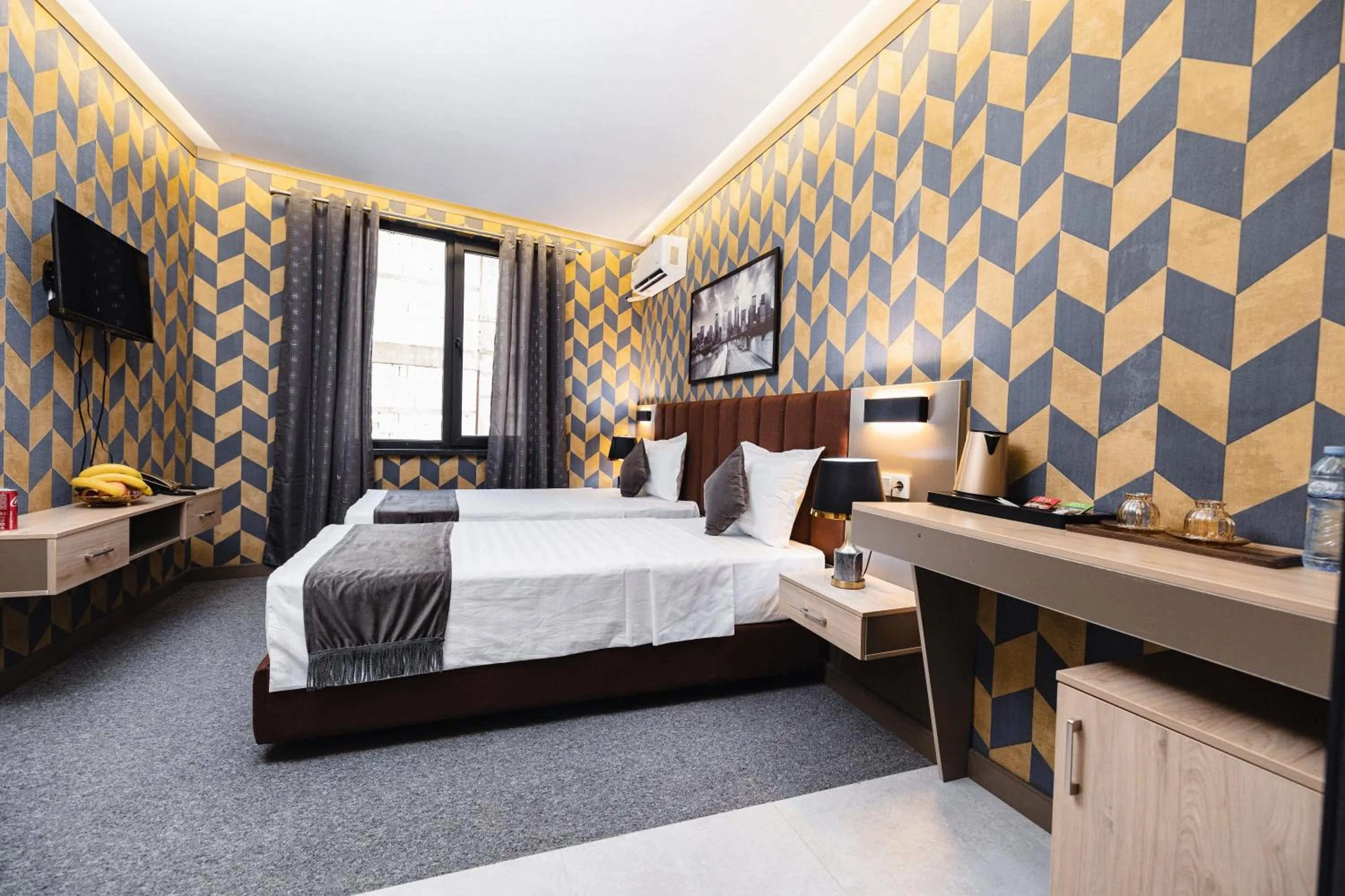 Bed in Art Air hotel