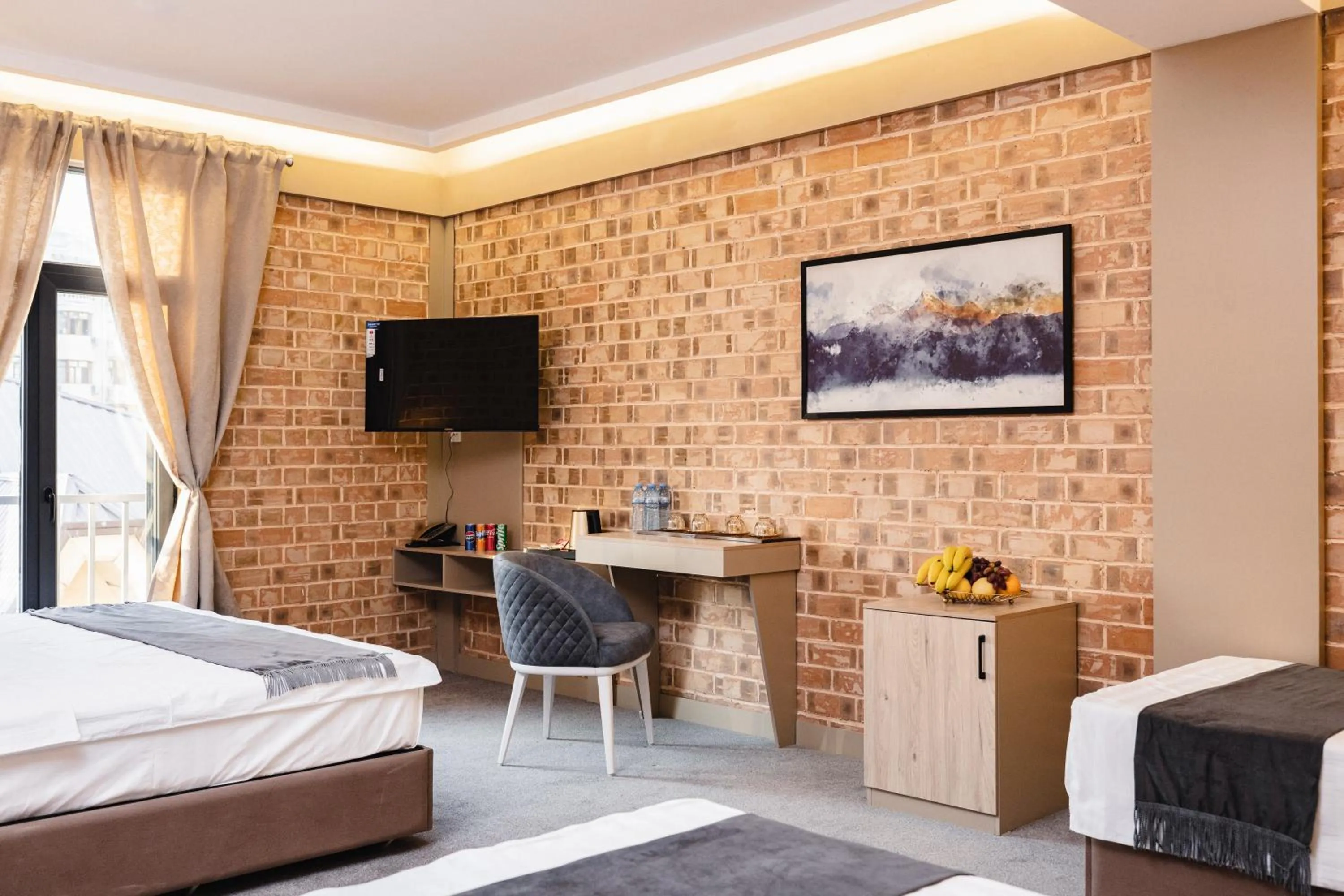 Bed in Art Air hotel