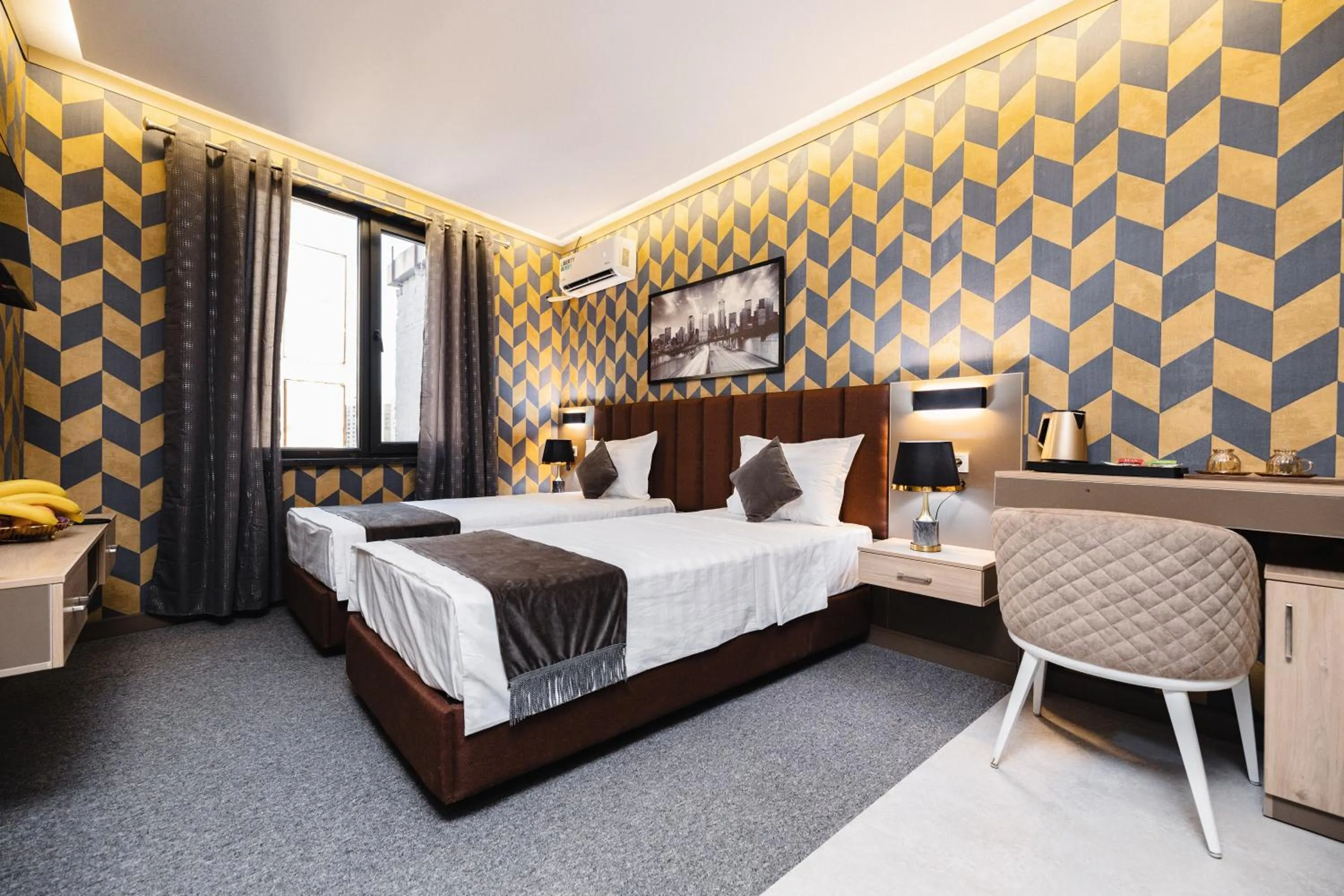 Bed in Art Air hotel