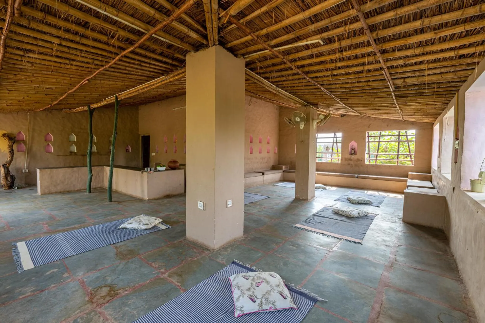 Seating area in Utsav Camp Sariska