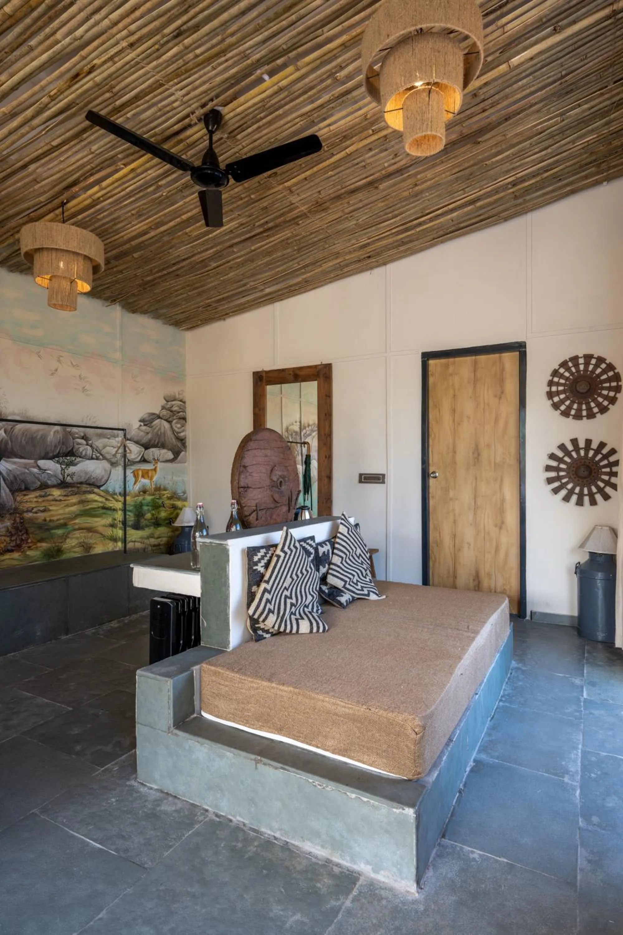 Bed in Utsav Camp Sariska