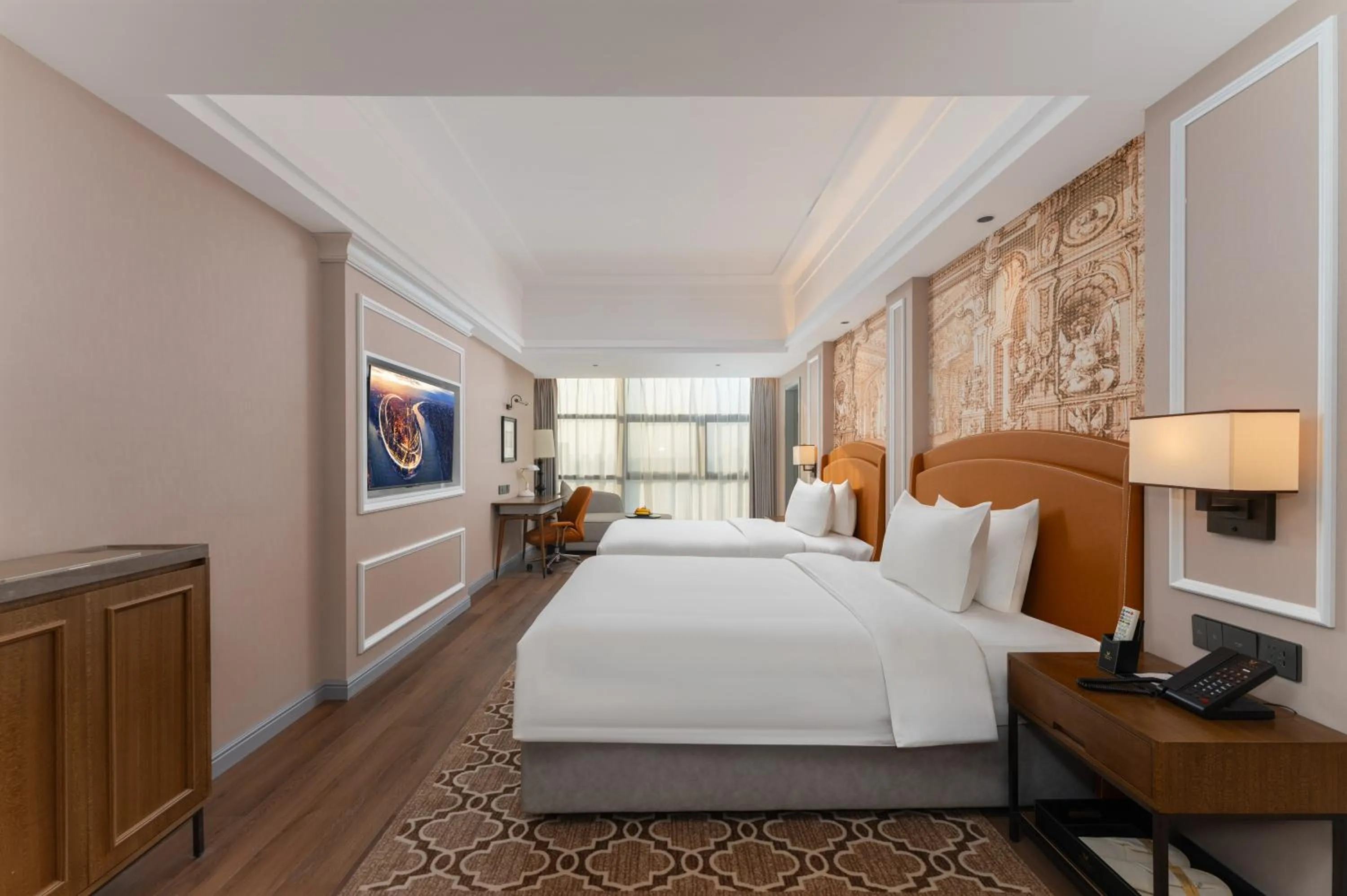 Bed in Vienna International Hotel Shanghai Hongqiao International Exhibition Center Cao'an Road Branch