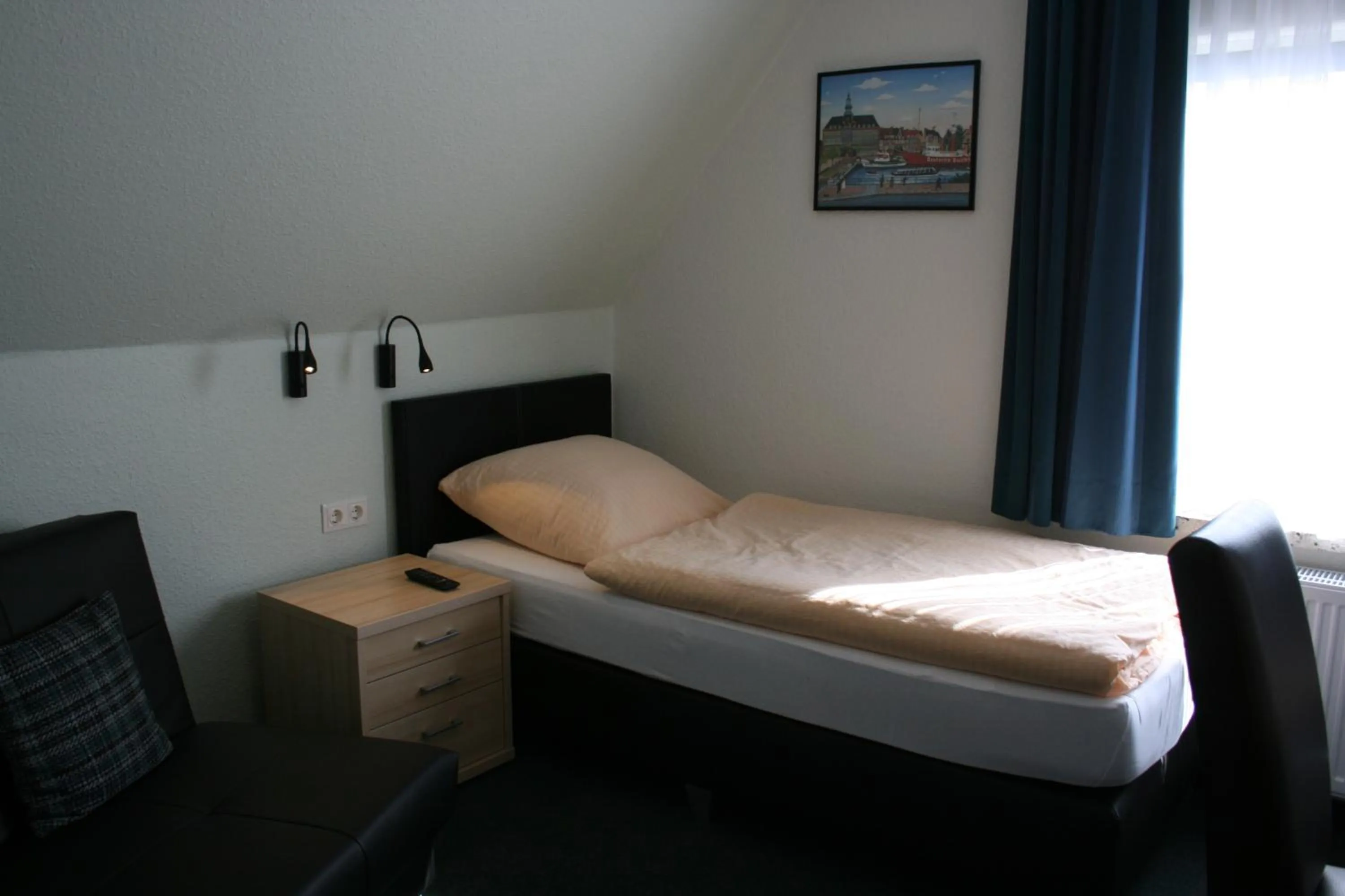 Bed in Hotel Haus Wittwer