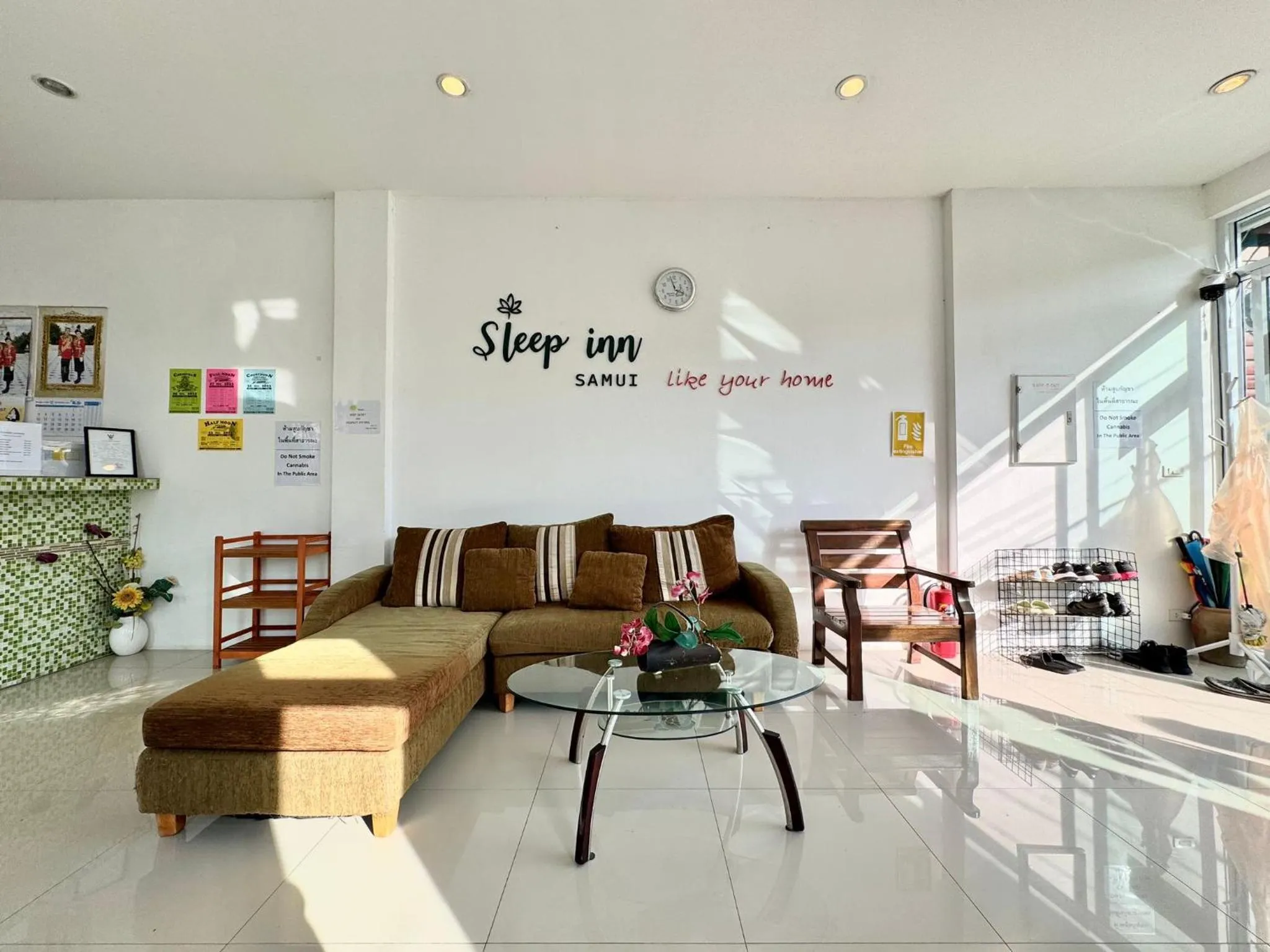 Seating area in Sleep inn Samui