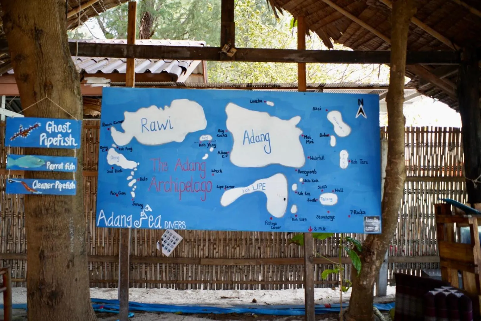 Garden in Adang Sea Divers & Eco Lodge