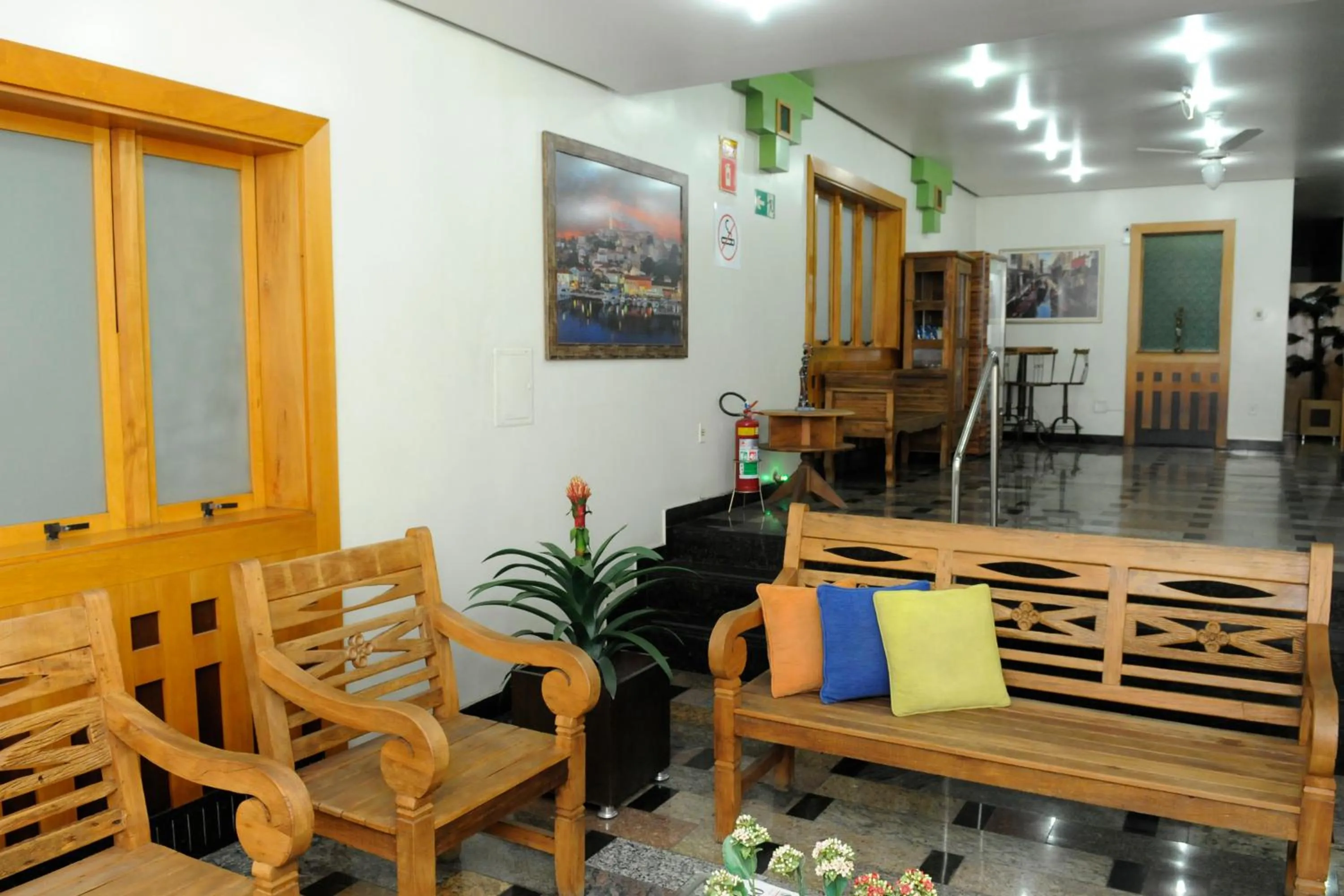 Lobby or reception in Hotel Cidade