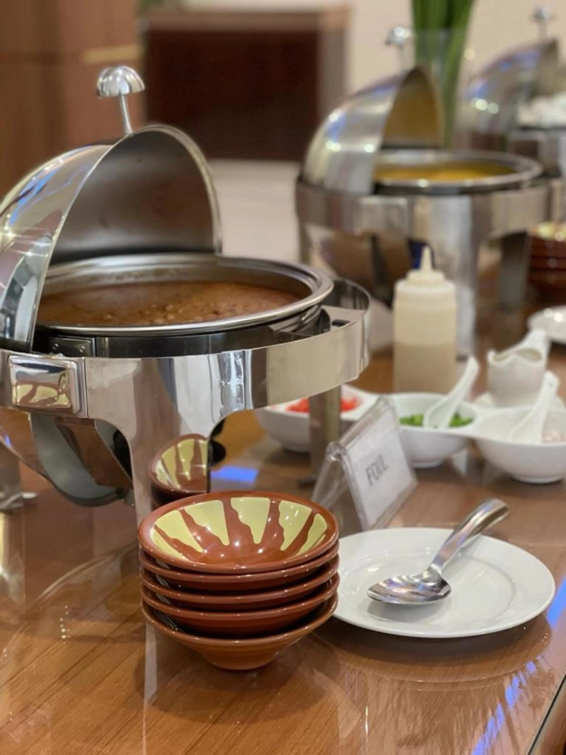 Breakfast in Sama Inn Hotel