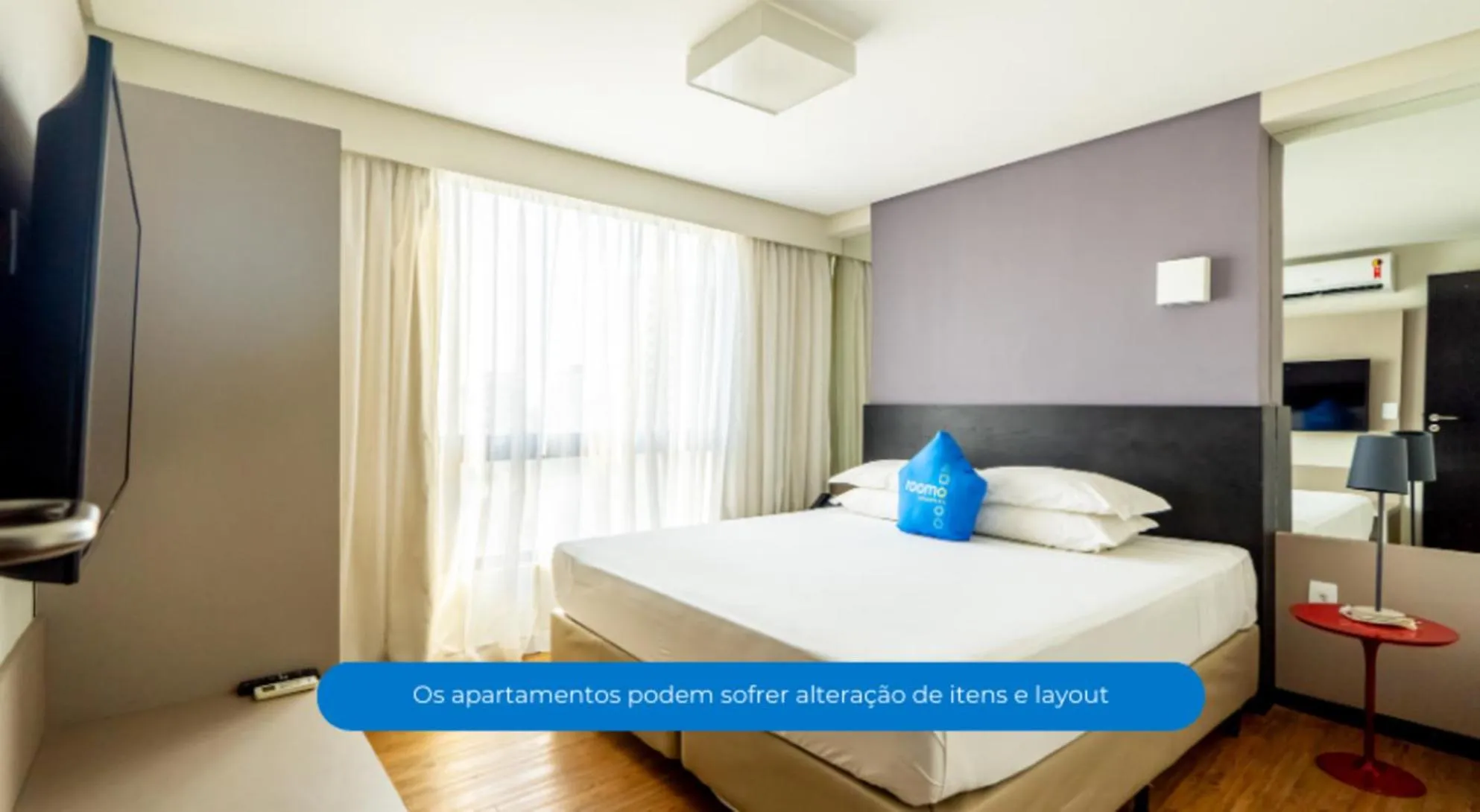 Bed in Roomo Praia de Boa Viagem Residencial